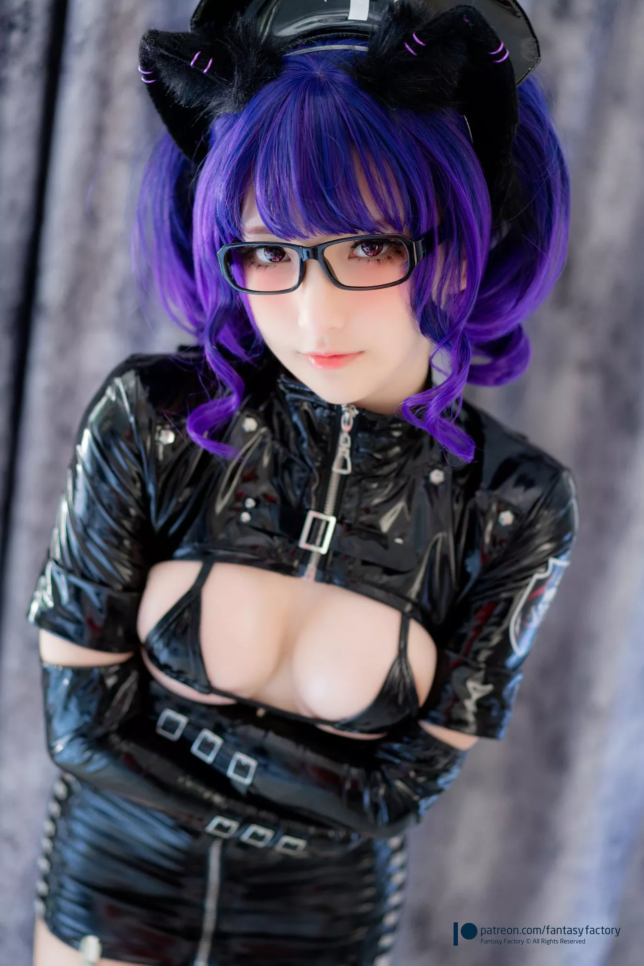 大尺寸组图 台模 人体 Ding 小丁 《BlackCatNurse》