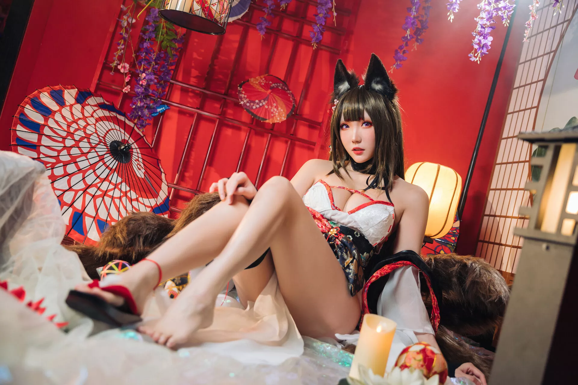 (Azur Lane 电子版 ) 天城 碧蓝航线 鳐 福利 Amagi Cosplay 【瓜希酱】 尤物