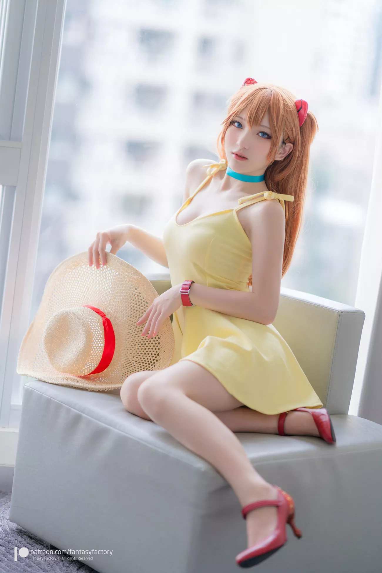 大尺寸组图 人体 《AsukaYellowDress》 小丁 台模 Ding