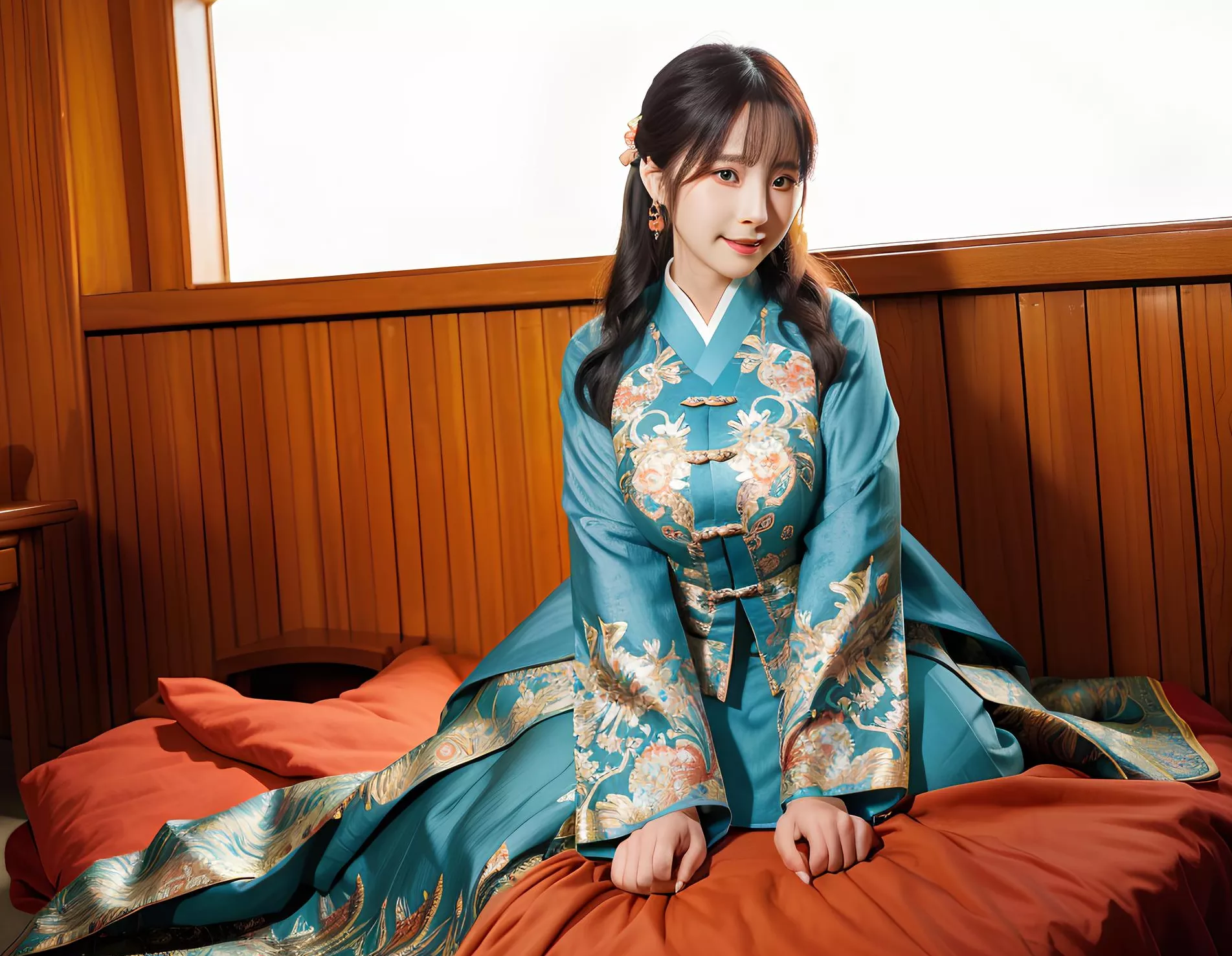 の妖娆与神秘 全集修正 史爱玲 翩翩起舞之明朝美人 AI美人 高品质