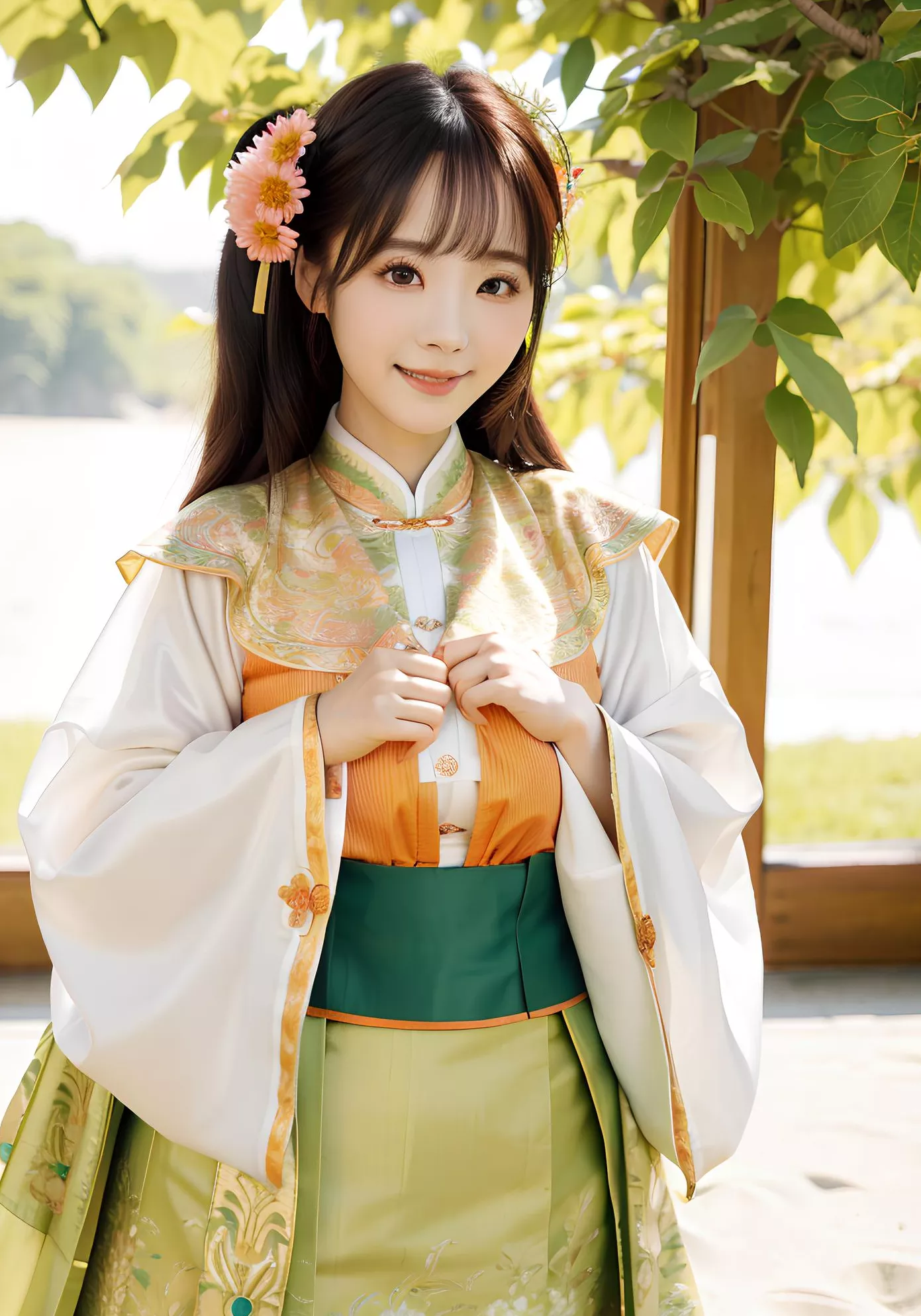 の妖娆与神秘 全集修正 史爱玲 翩翩起舞之明朝美人 AI美人 高品质