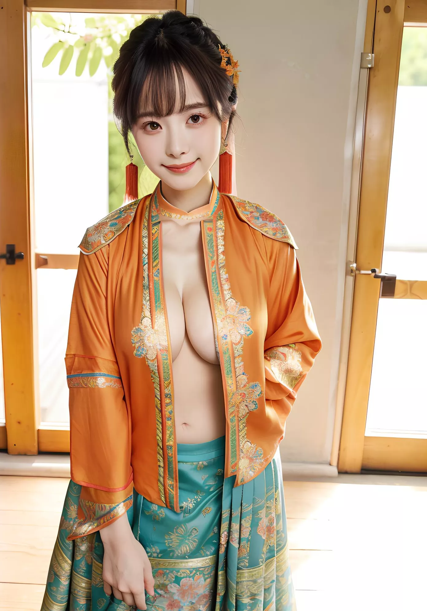 の妖娆与神秘 全集修正 史爱玲 翩翩起舞之明朝美人 AI美人 高品质