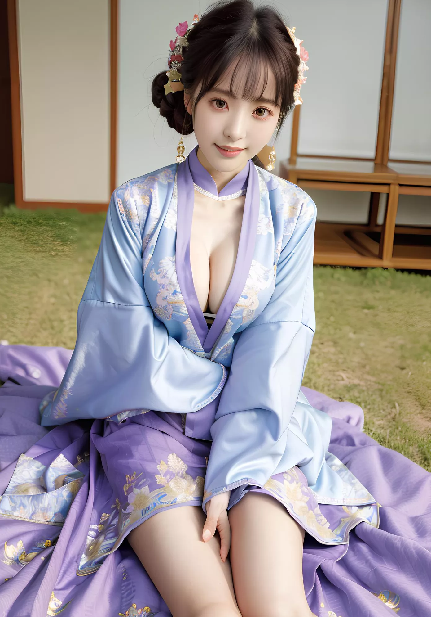 の妖娆与神秘 全集修正 史爱玲 翩翩起舞之明朝美人 AI美人 高品质