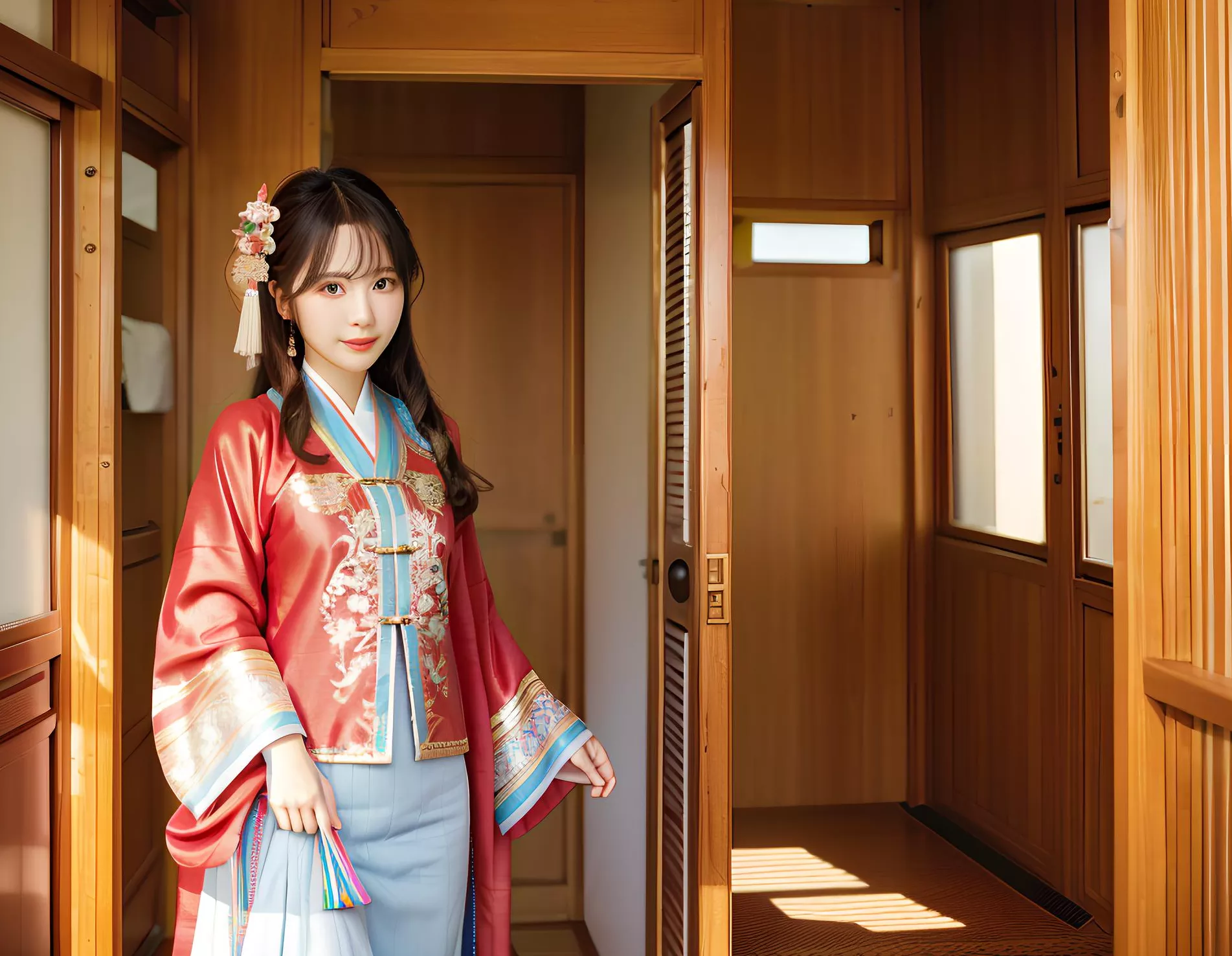 の妖娆与神秘 全集修正 史爱玲 翩翩起舞之明朝美人 AI美人 高品质