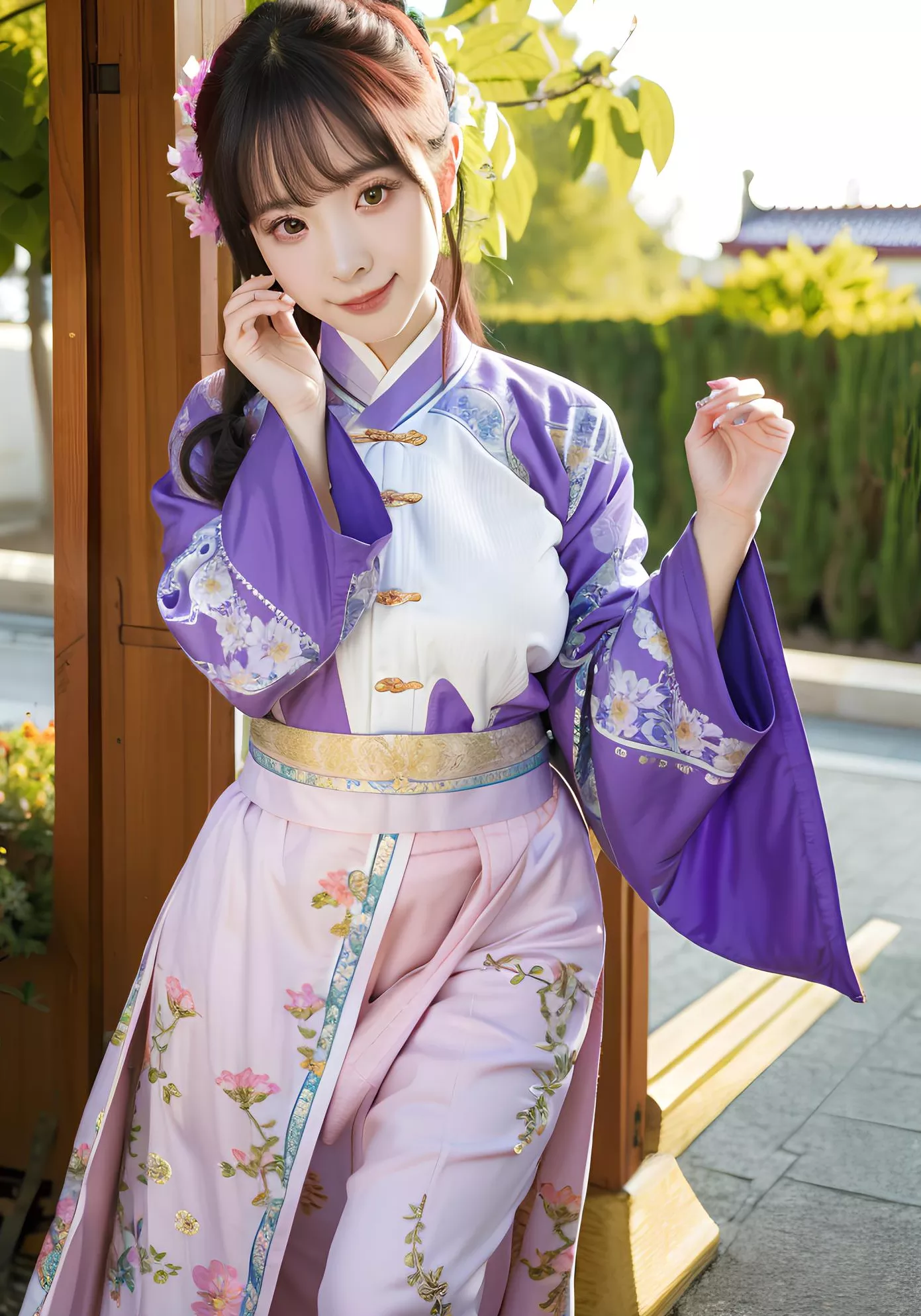 の妖娆与神秘 全集修正 史爱玲 翩翩起舞之明朝美人 AI美人 高品质