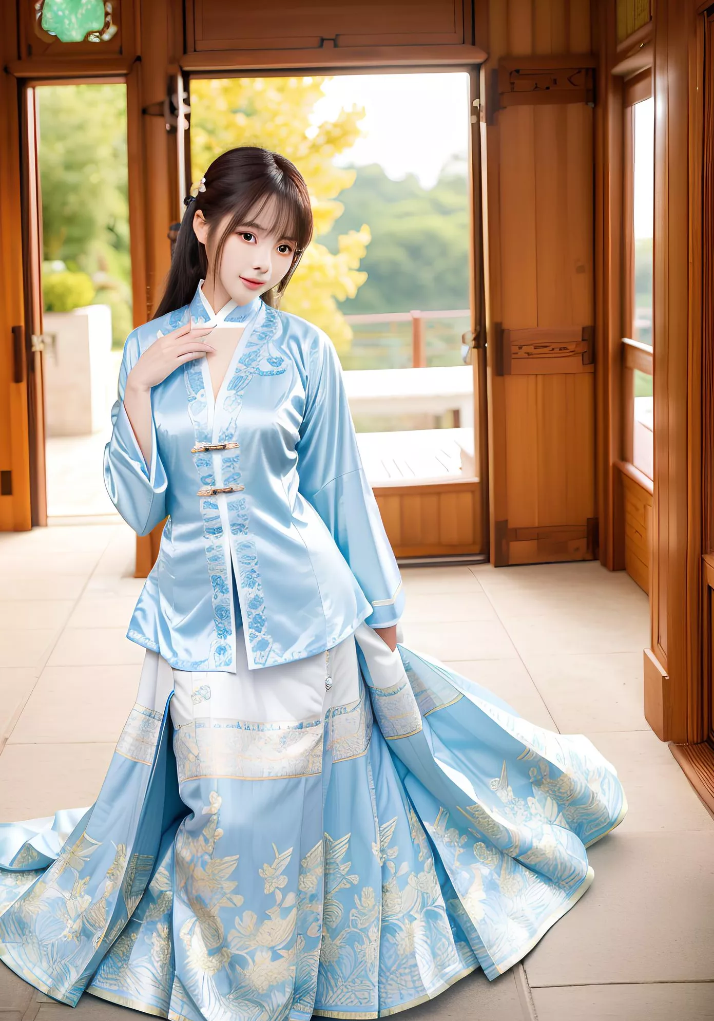 の妖娆与神秘 全集修正 史爱玲 翩翩起舞之明朝美人 AI美人 高品质