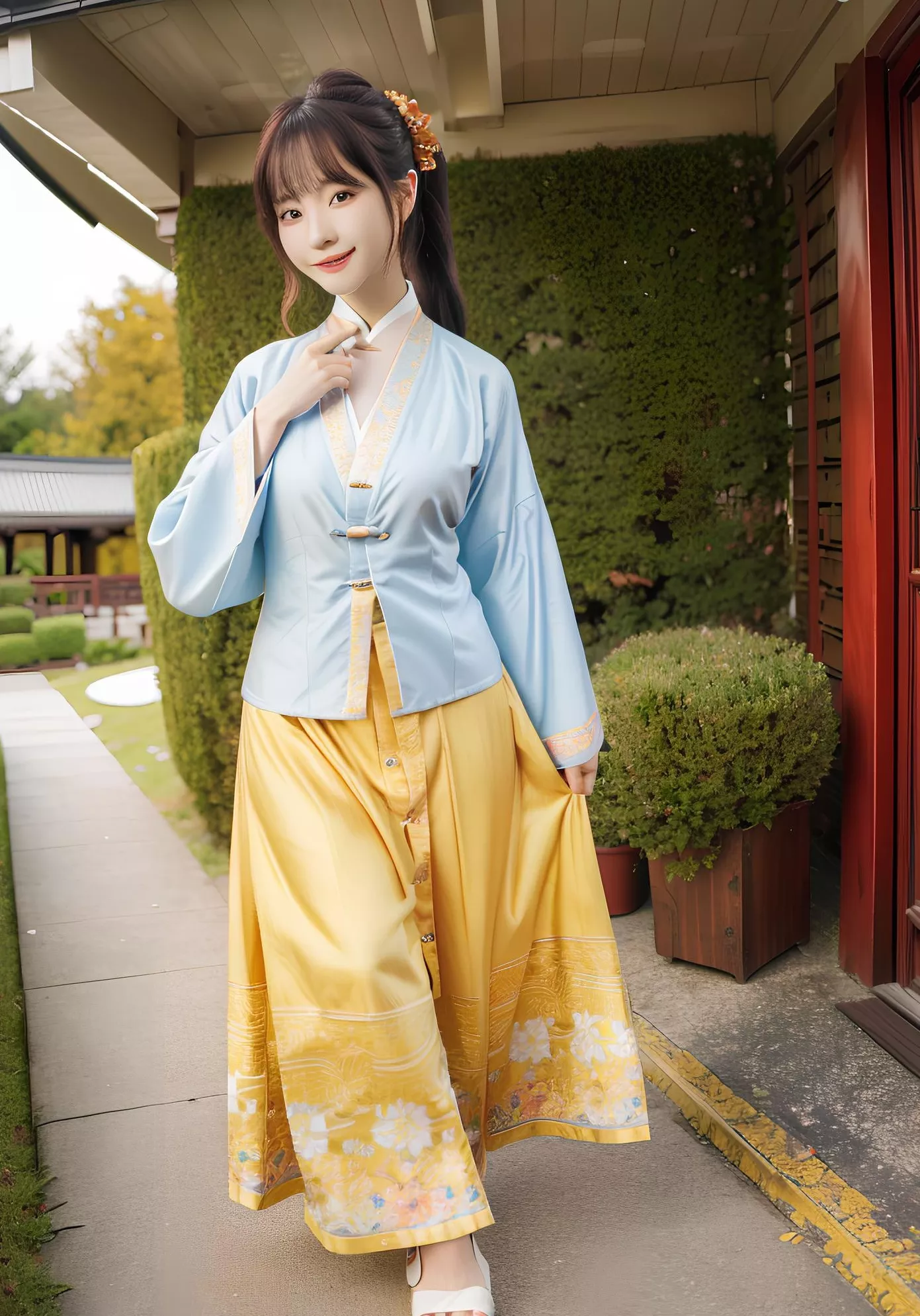の妖娆与神秘 全集修正 史爱玲 翩翩起舞之明朝美人 AI美人 高品质