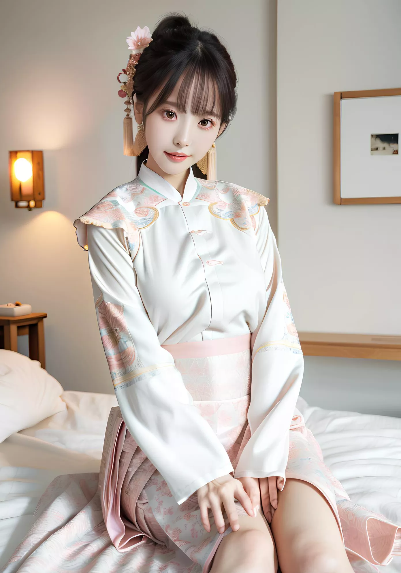 の妖娆与神秘 全集修正 史爱玲 翩翩起舞之明朝美人 AI美人 高品质