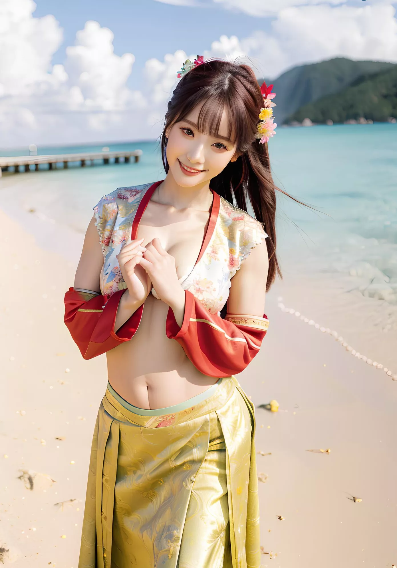 の妖娆与神秘 全集修正 史爱玲 翩翩起舞之明朝美人 AI美人 高品质