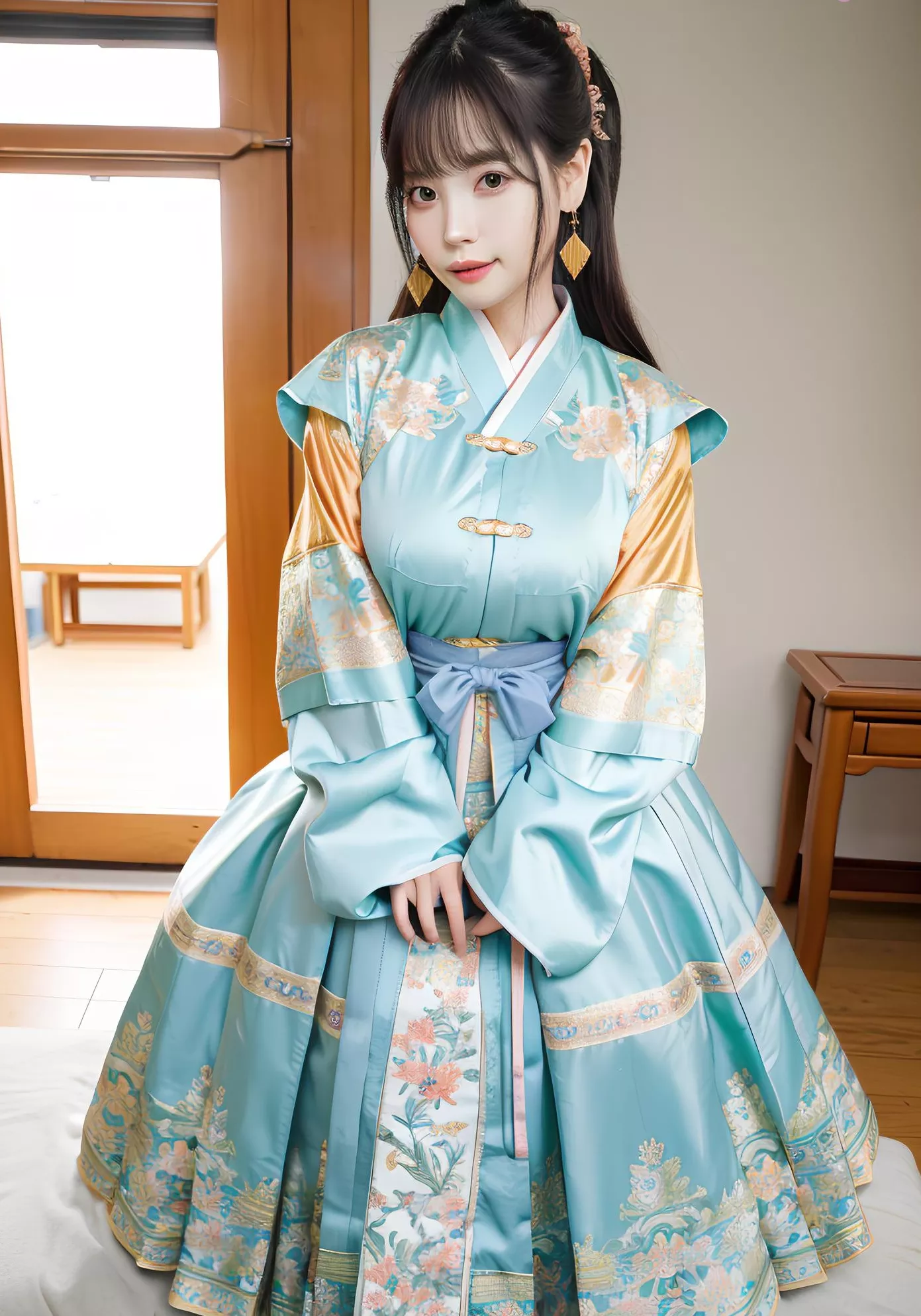 の妖娆与神秘 全集修正 史爱玲 翩翩起舞之明朝美人 AI美人 高品质