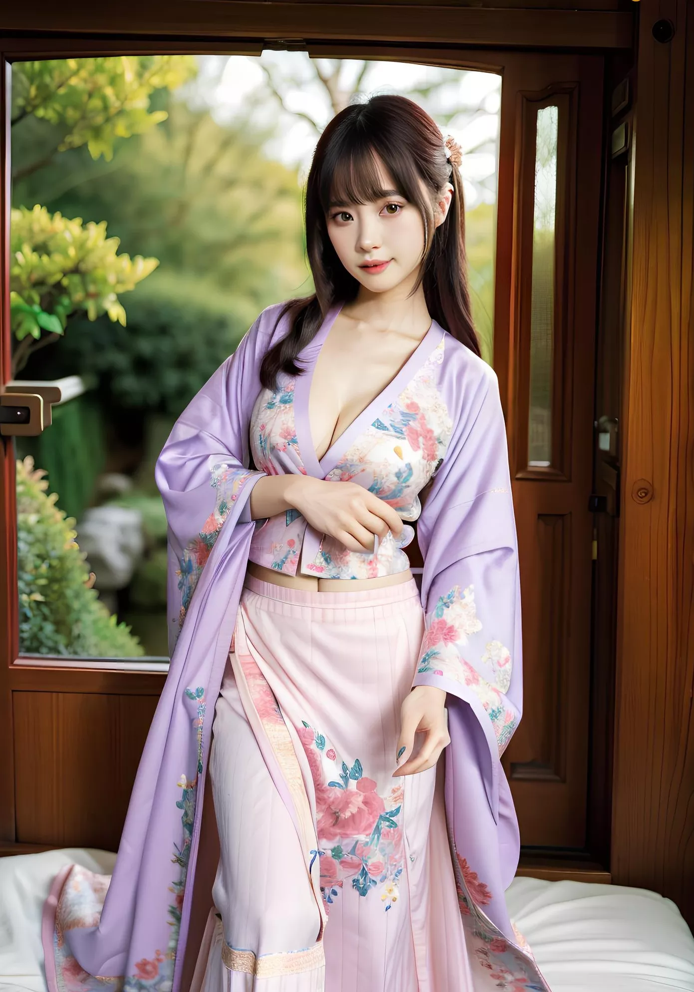 の妖娆与神秘 全集修正 史爱玲 翩翩起舞之明朝美人 AI美人 高品质