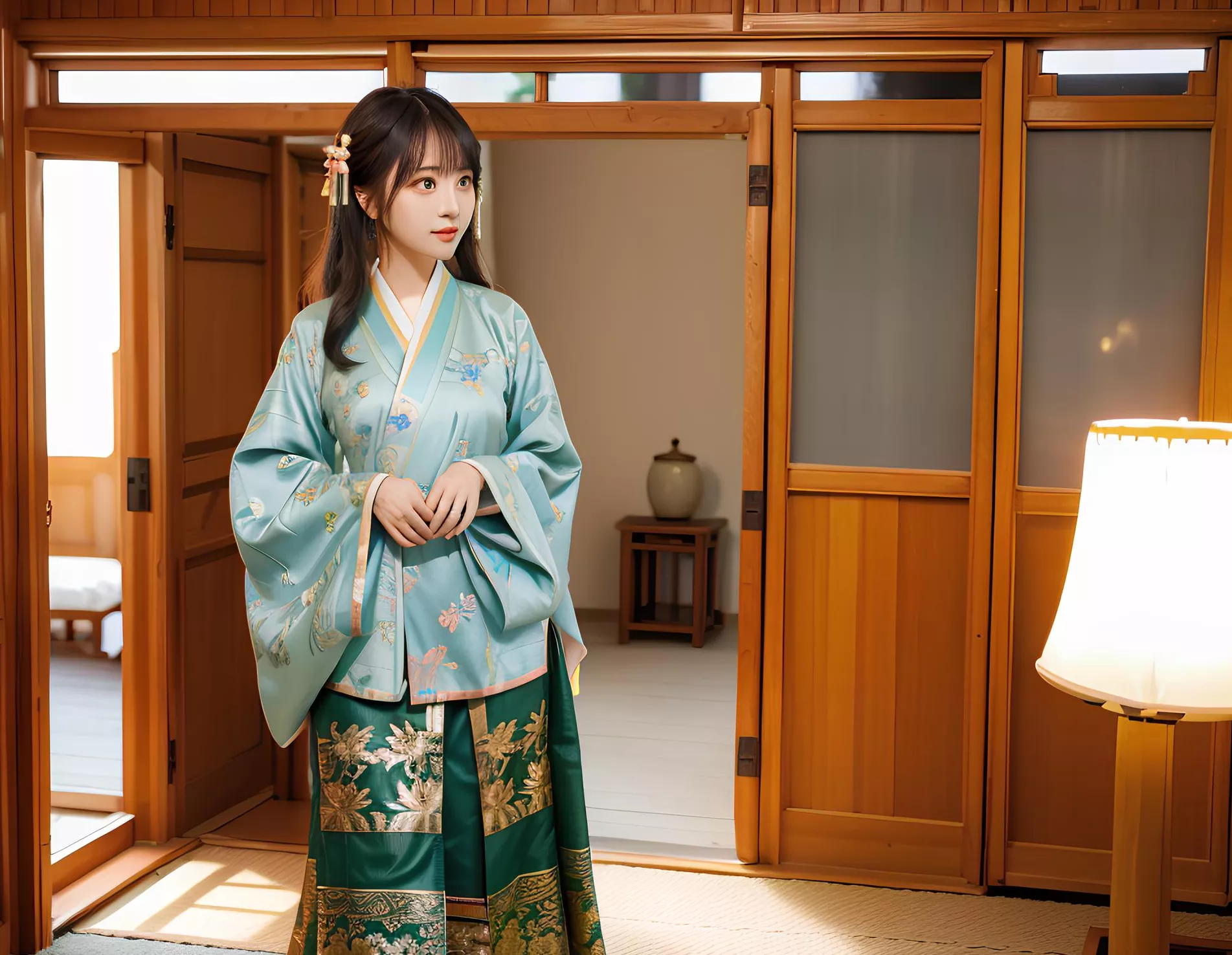 の妖娆与神秘 全集修正 史爱玲 翩翩起舞之明朝美人 AI美人 高品质