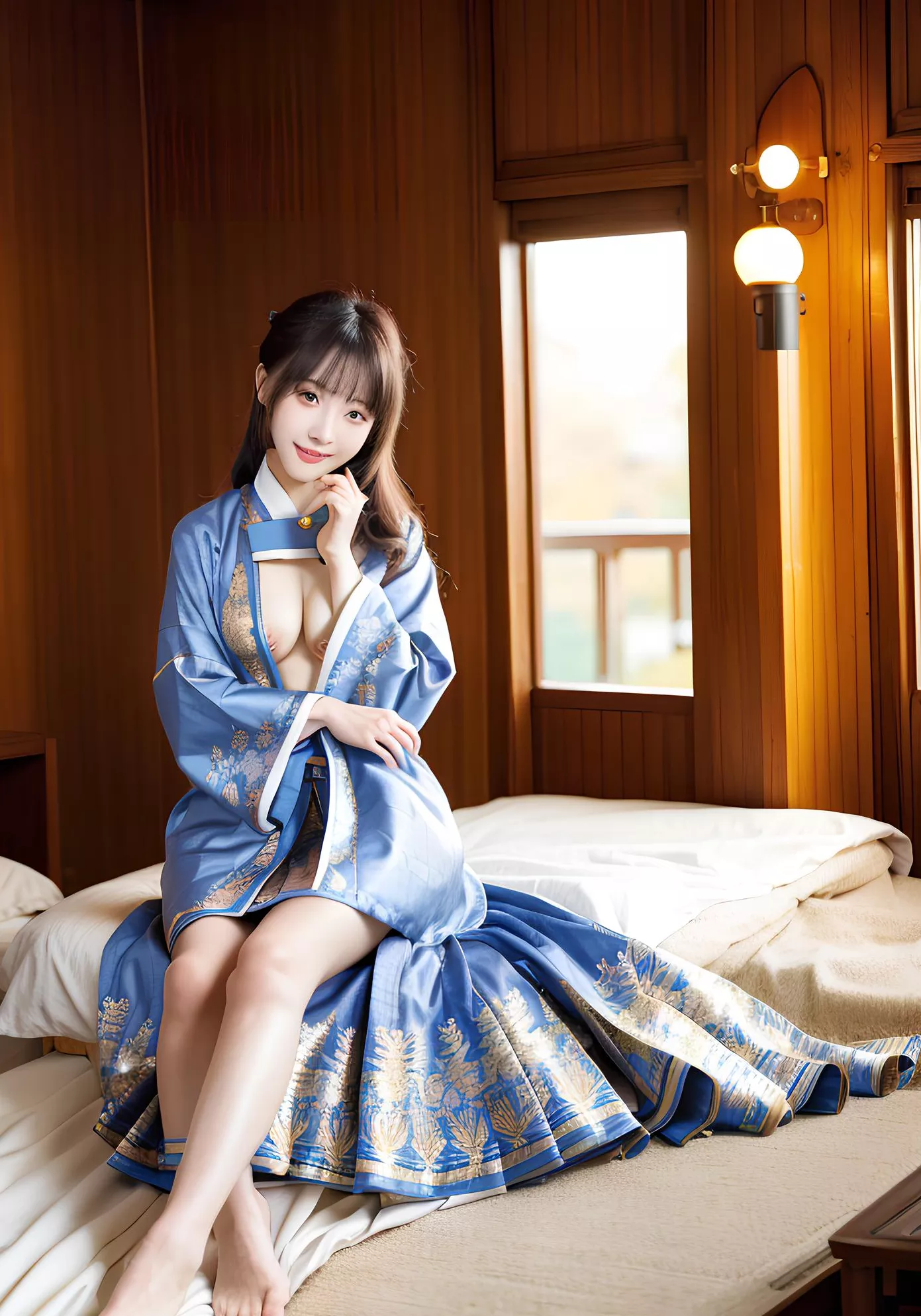 の妖娆与神秘 全集修正 史爱玲 翩翩起舞之明朝美人 AI美人 高品质