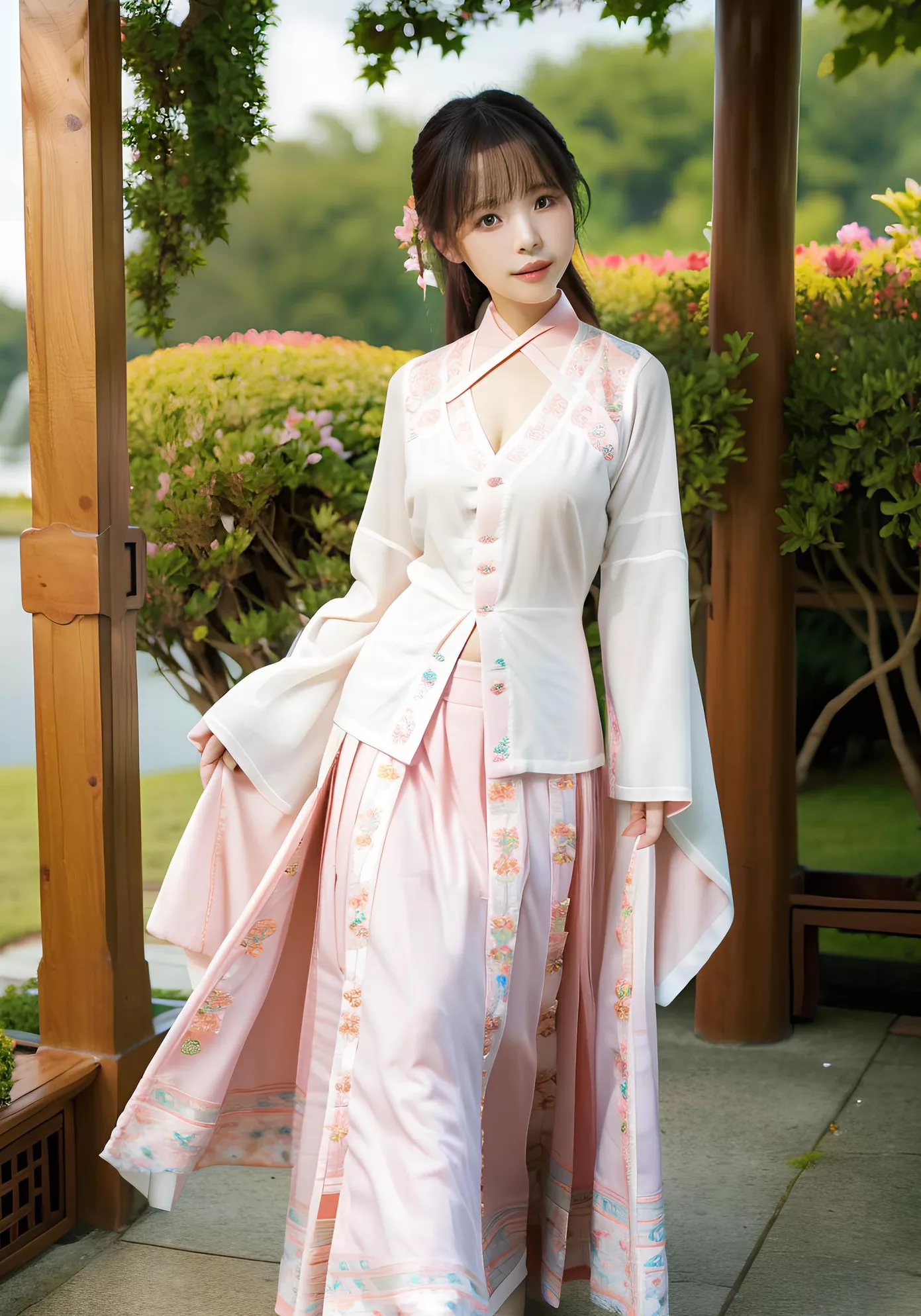 の妖娆与神秘 全集修正 史爱玲 翩翩起舞之明朝美人 AI美人 高品质