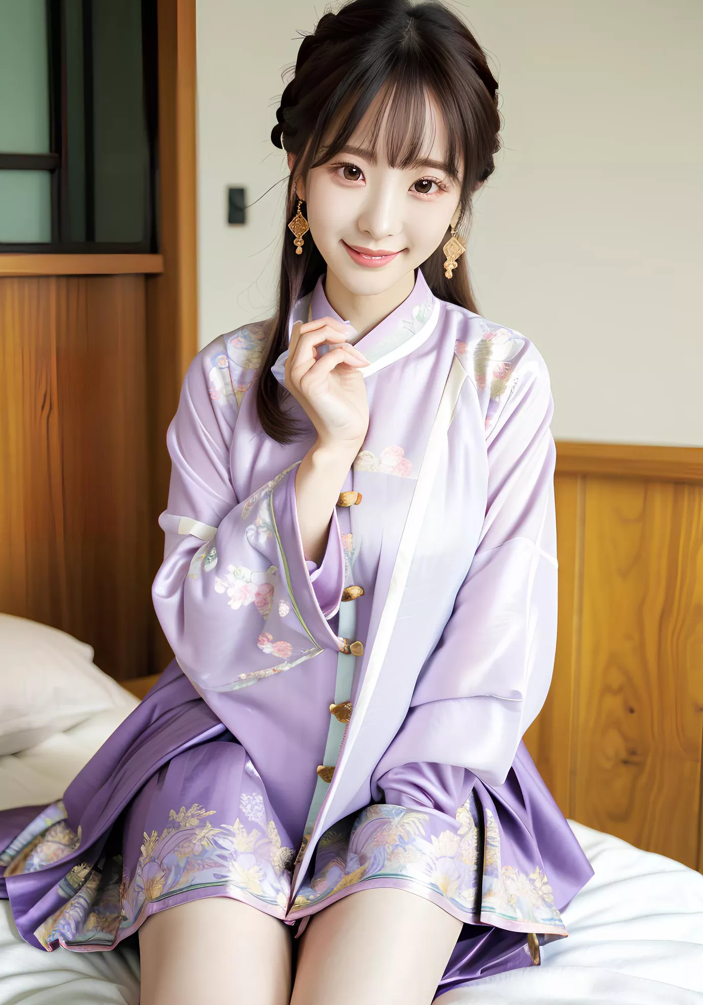 の妖娆与神秘 全集修正 史爱玲 翩翩起舞之明朝美人 AI美人 高品质