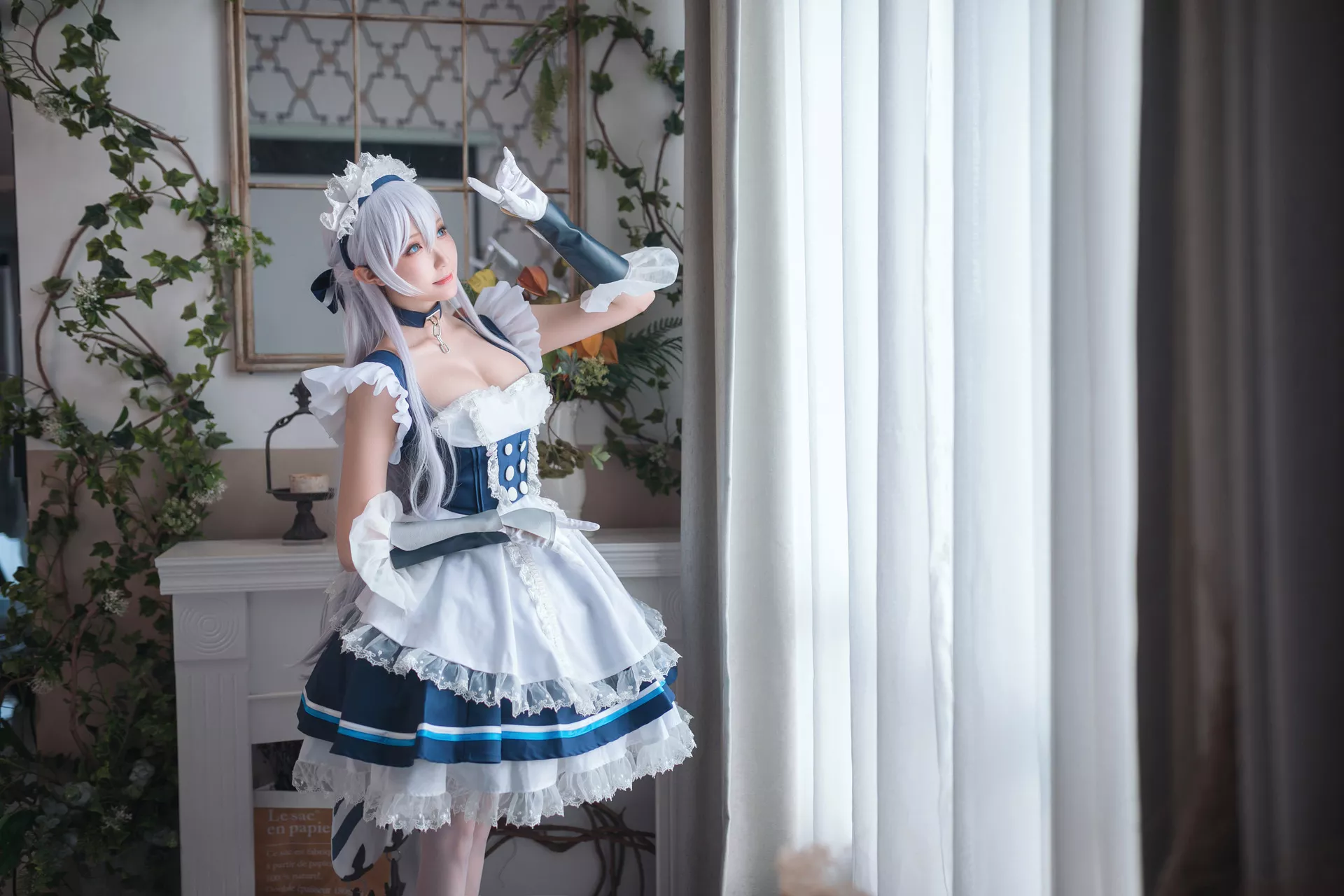) 【瓜希酱】 Lane 碧蓝航线 (Azur Cosplay 福利 贝尔法斯特 佳人