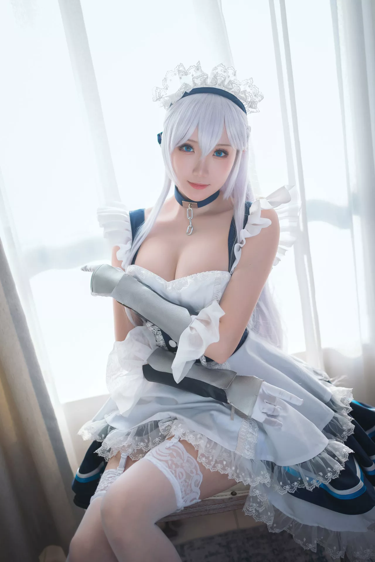 ) 【瓜希酱】 Lane 碧蓝航线 (Azur Cosplay 福利 贝尔法斯特 佳人