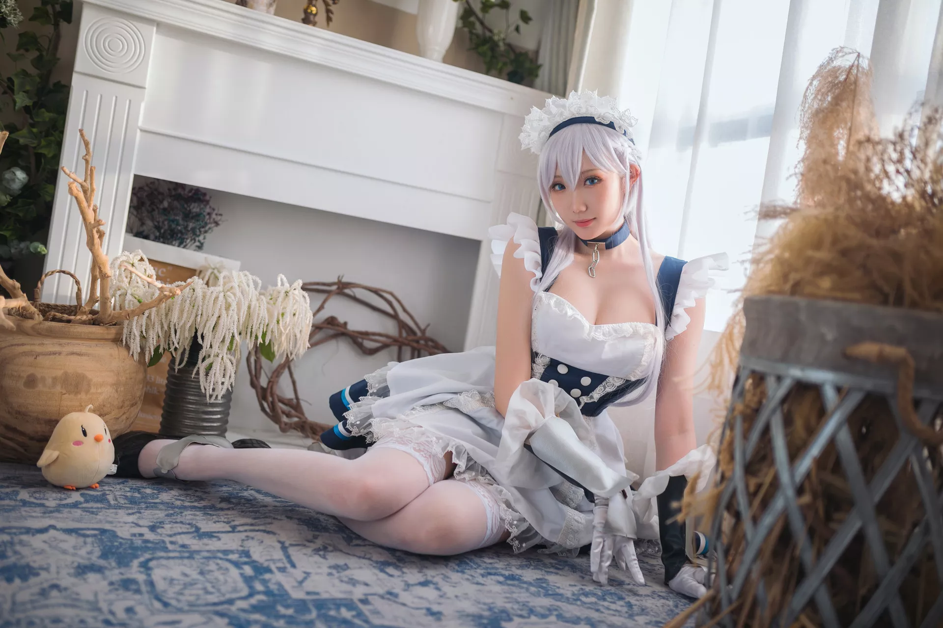 ) 【瓜希酱】 Lane 碧蓝航线 (Azur Cosplay 福利 贝尔法斯特 佳人