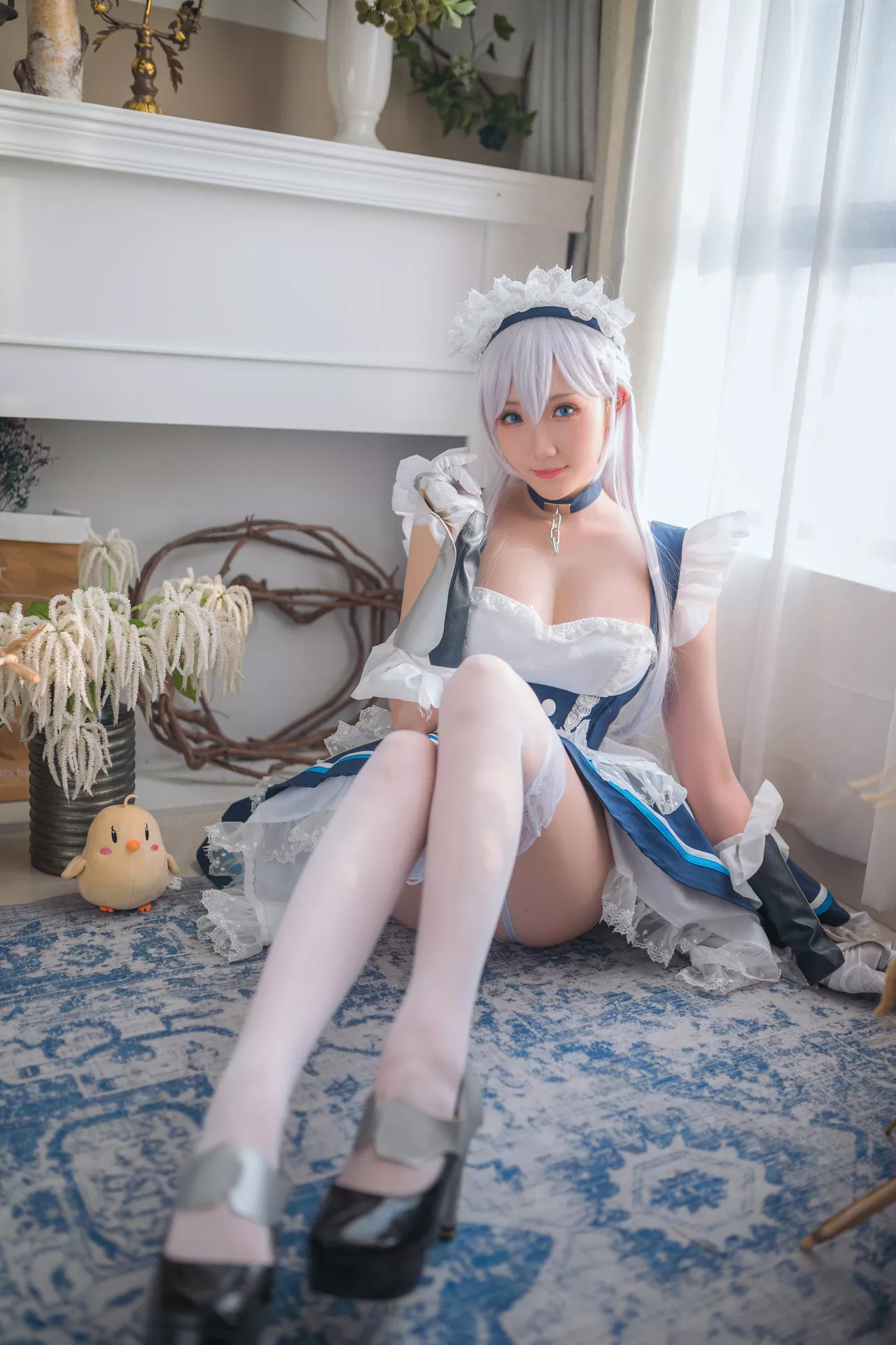 ) 【瓜希酱】 Lane 碧蓝航线 (Azur Cosplay 福利 贝尔法斯特 佳人