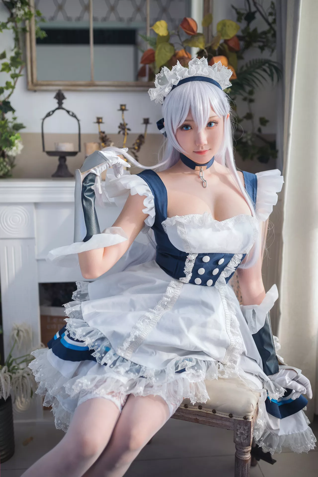 ) 【瓜希酱】 Lane 碧蓝航线 (Azur Cosplay 福利 贝尔法斯特 佳人