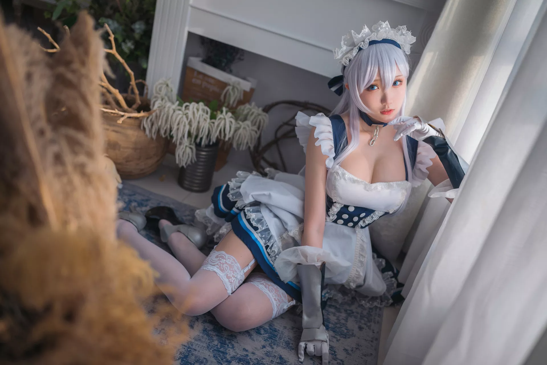 ) 【瓜希酱】 Lane 碧蓝航线 (Azur Cosplay 福利 贝尔法斯特 佳人