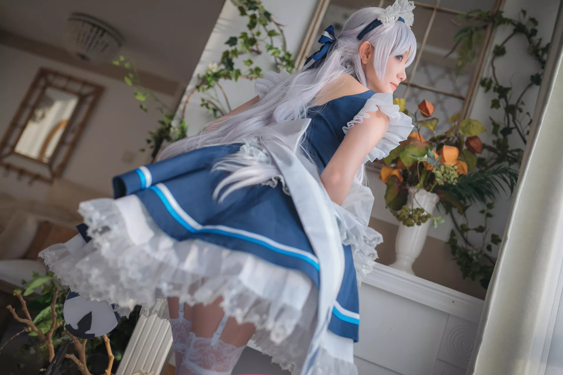 ) 【瓜希酱】 Lane 碧蓝航线 (Azur Cosplay 福利 贝尔法斯特 佳人