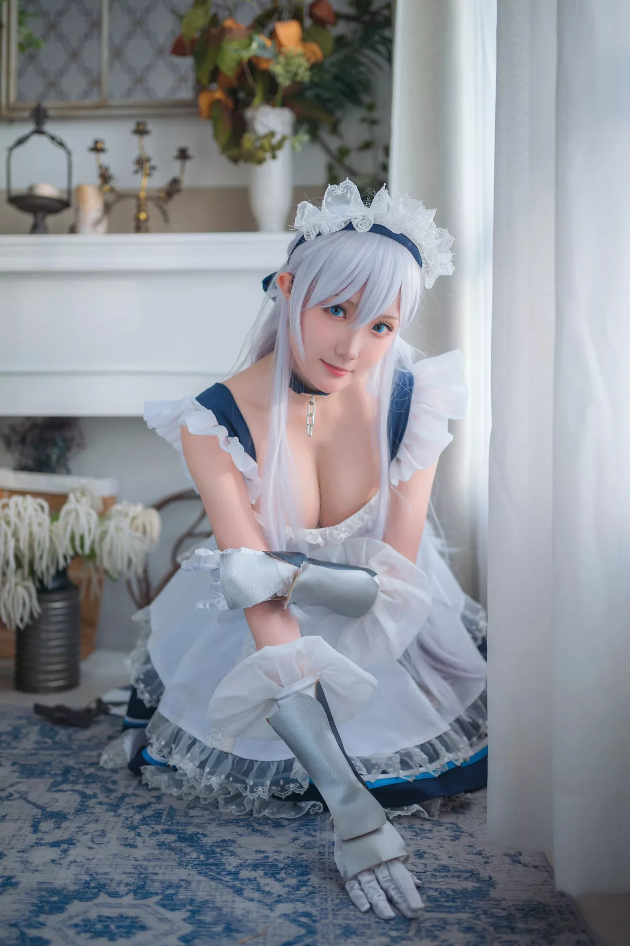) 【瓜希酱】 Lane 碧蓝航线 (Azur Cosplay 福利 贝尔法斯特 佳人