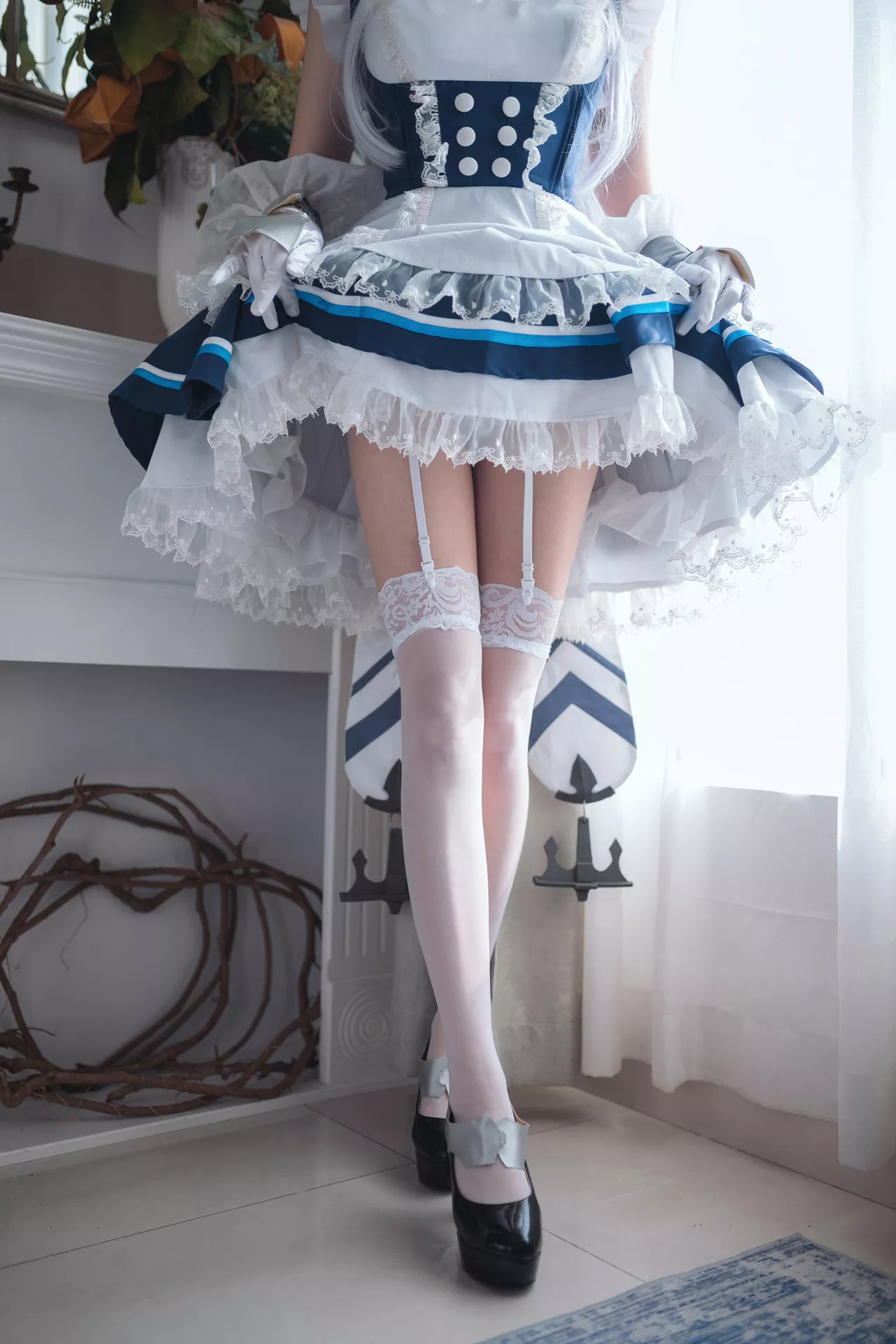 ) 【瓜希酱】 Lane 碧蓝航线 (Azur Cosplay 福利 贝尔法斯特 佳人