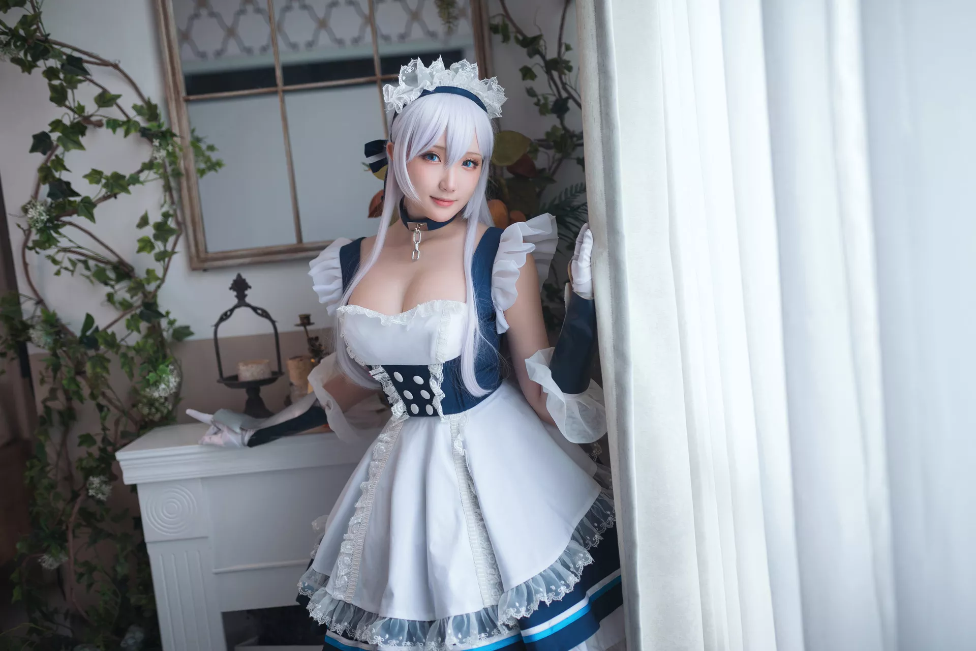 ) 【瓜希酱】 Lane 碧蓝航线 (Azur Cosplay 福利 贝尔法斯特 佳人