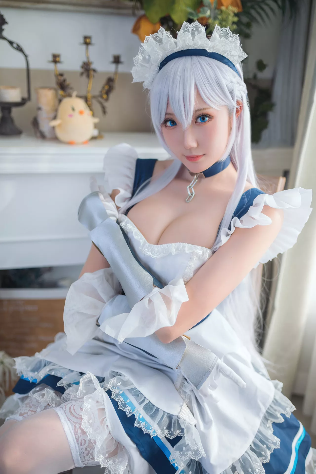 ) 【瓜希酱】 Lane 碧蓝航线 (Azur Cosplay 福利 贝尔法斯特 佳人