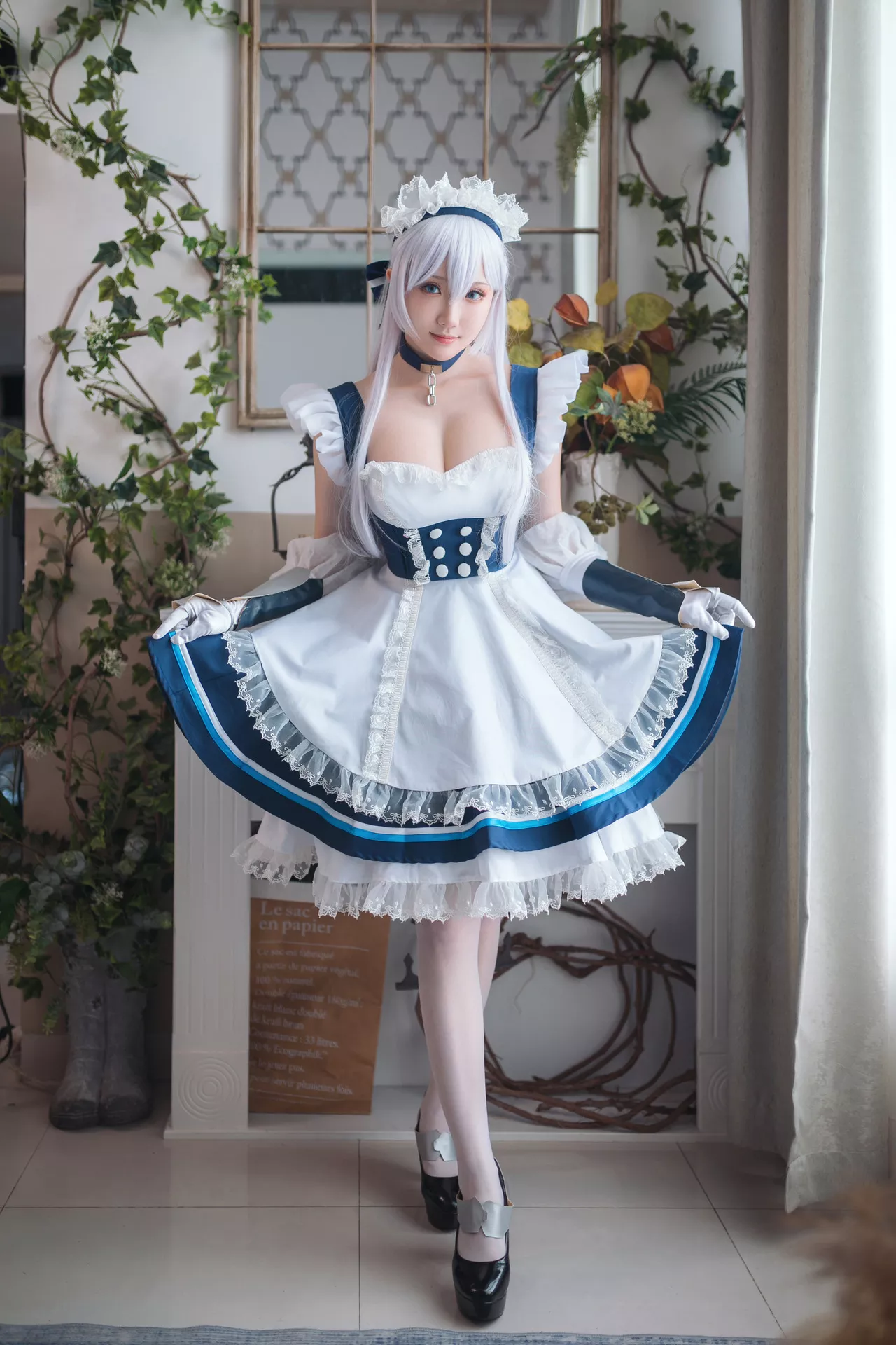 ) 【瓜希酱】 Lane 碧蓝航线 (Azur Cosplay 福利 贝尔法斯特 佳人