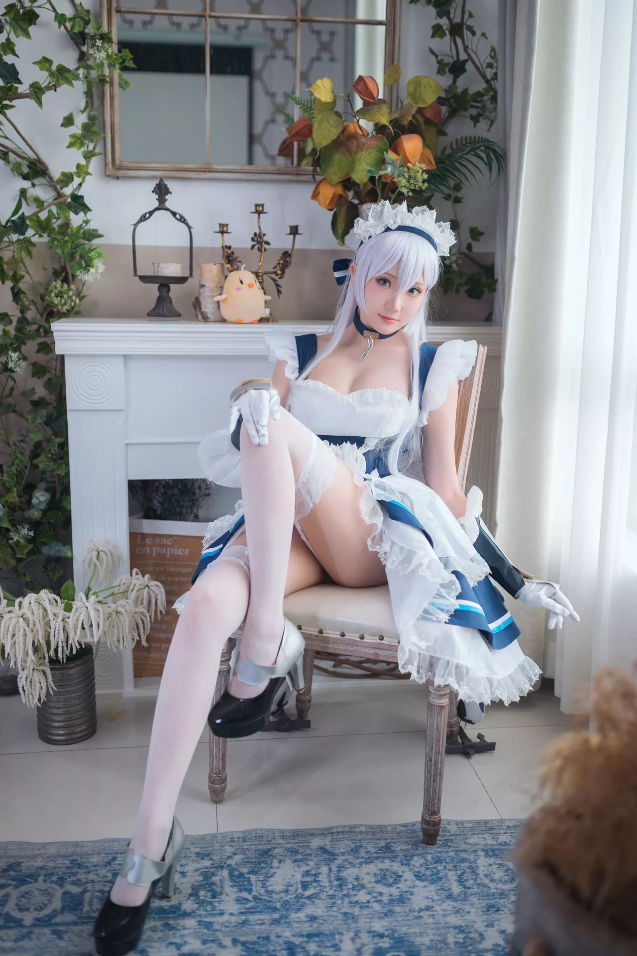 ) 【瓜希酱】 Lane 碧蓝航线 (Azur Cosplay 福利 贝尔法斯特 佳人
