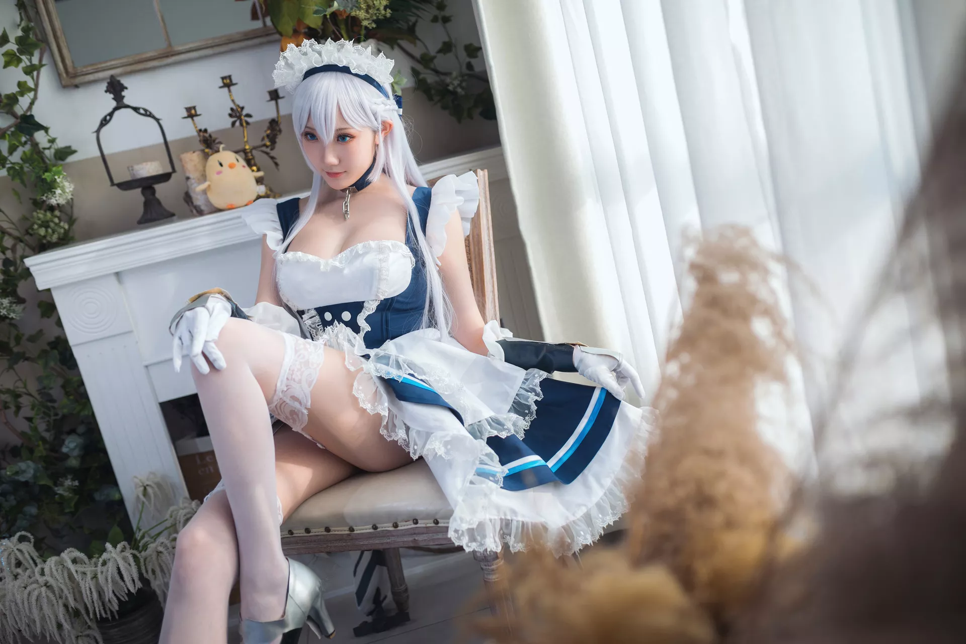 ) 【瓜希酱】 Lane 碧蓝航线 (Azur Cosplay 福利 贝尔法斯特 佳人