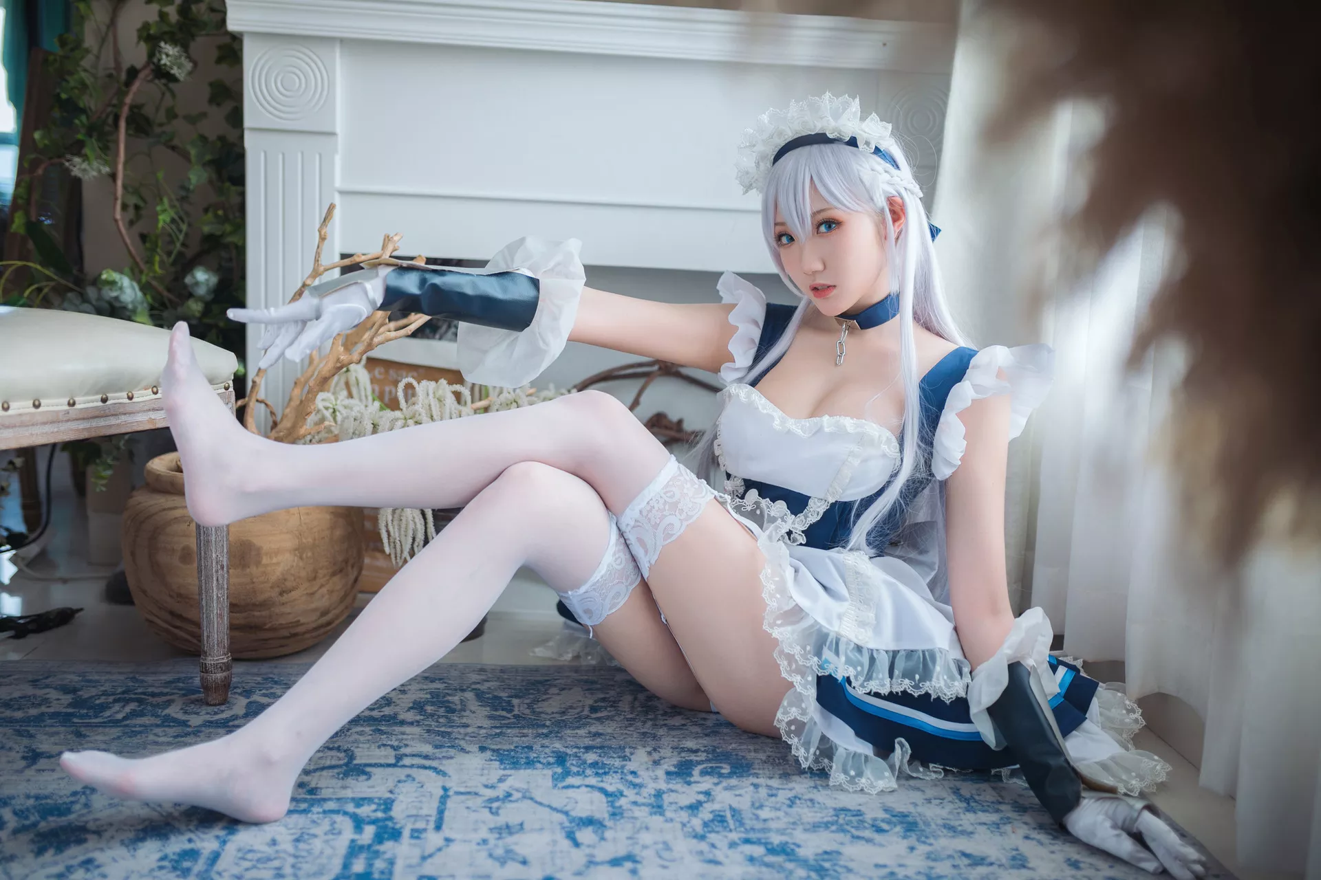 ) 【瓜希酱】 Lane 碧蓝航线 (Azur Cosplay 福利 贝尔法斯特 佳人