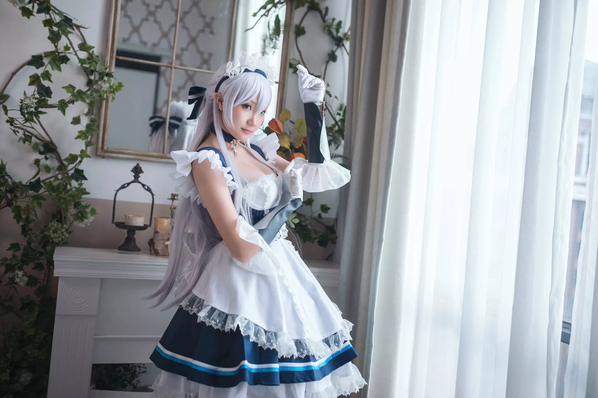 ) 【瓜希酱】 Lane 碧蓝航线 (Azur Cosplay 福利 贝尔法斯特 佳人