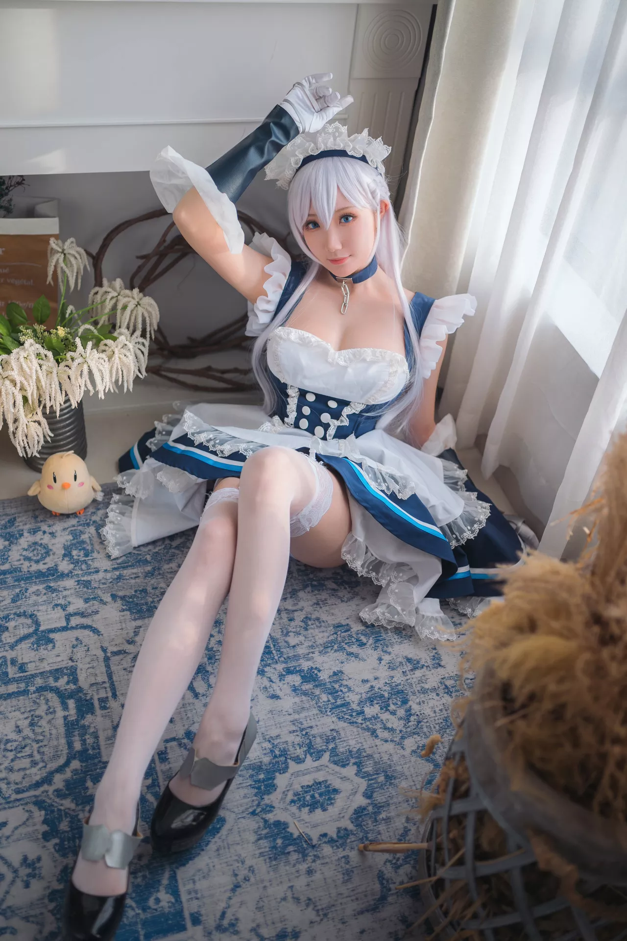 ) 【瓜希酱】 Lane 碧蓝航线 (Azur Cosplay 福利 贝尔法斯特 佳人