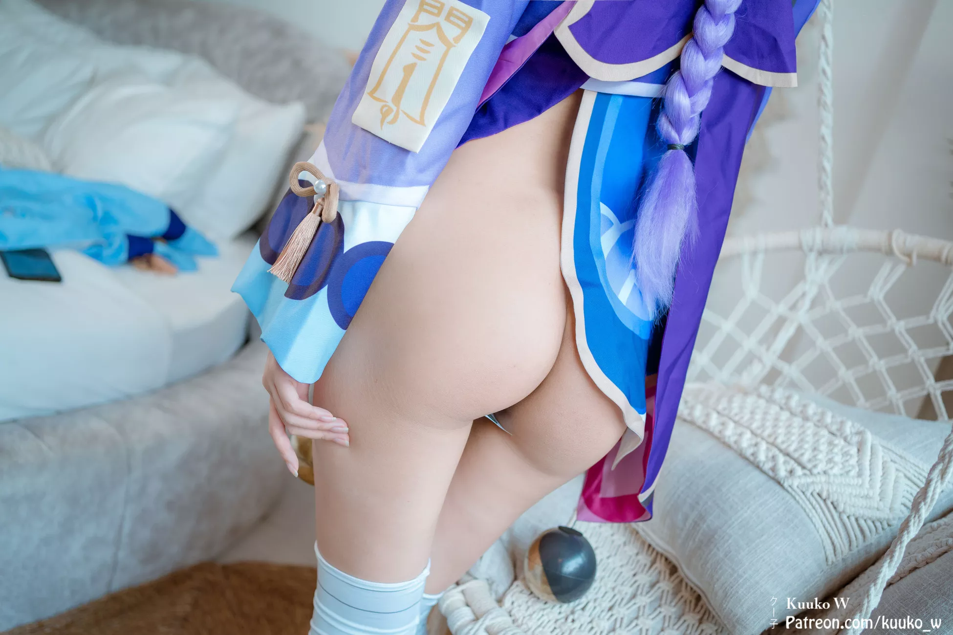 佳人 福报 Cosplay 七七 Impact Genshin 子】 【KuukoW Qiqi