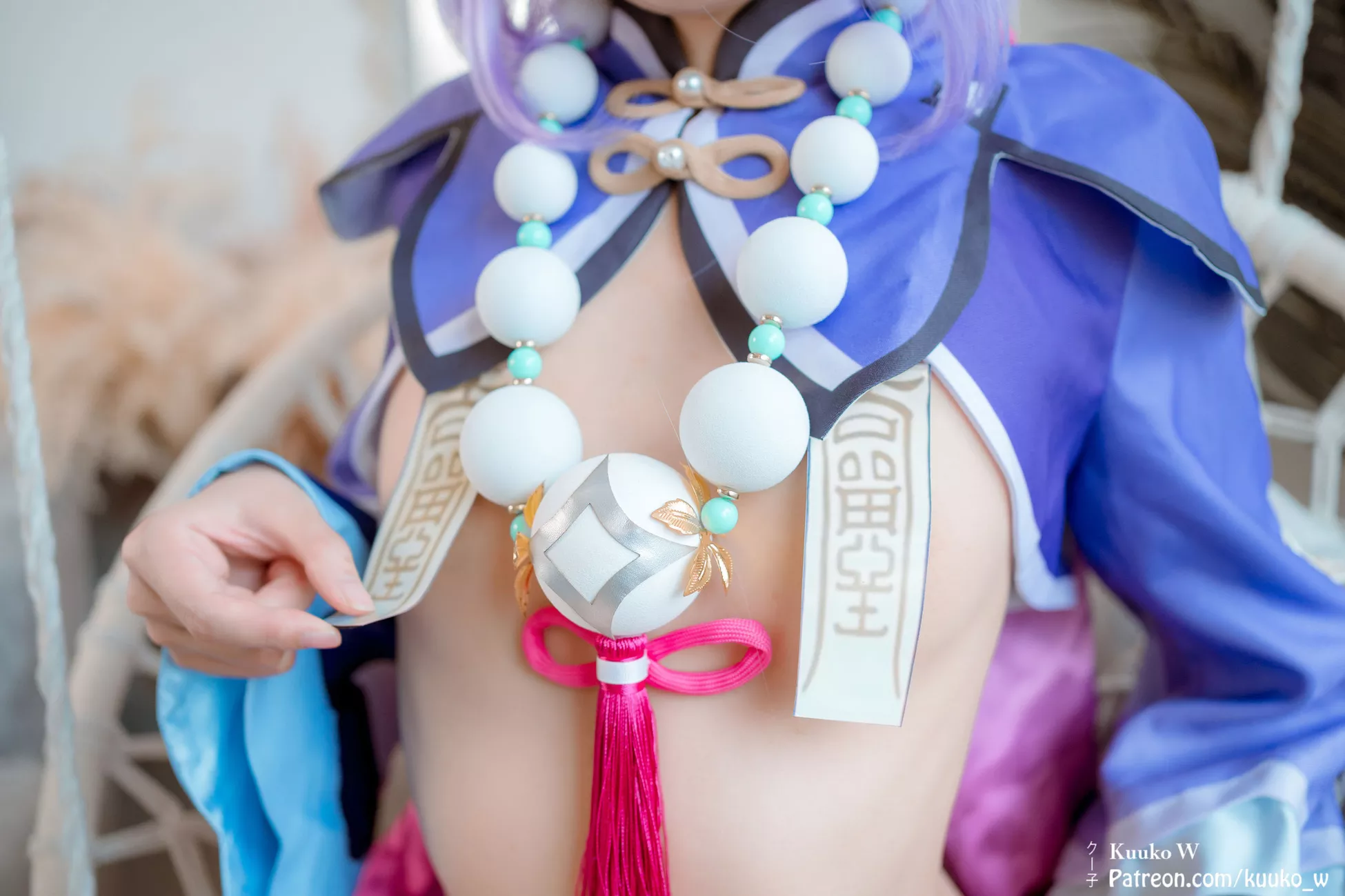 佳人 福报 Cosplay 七七 Impact Genshin 子】 【KuukoW Qiqi