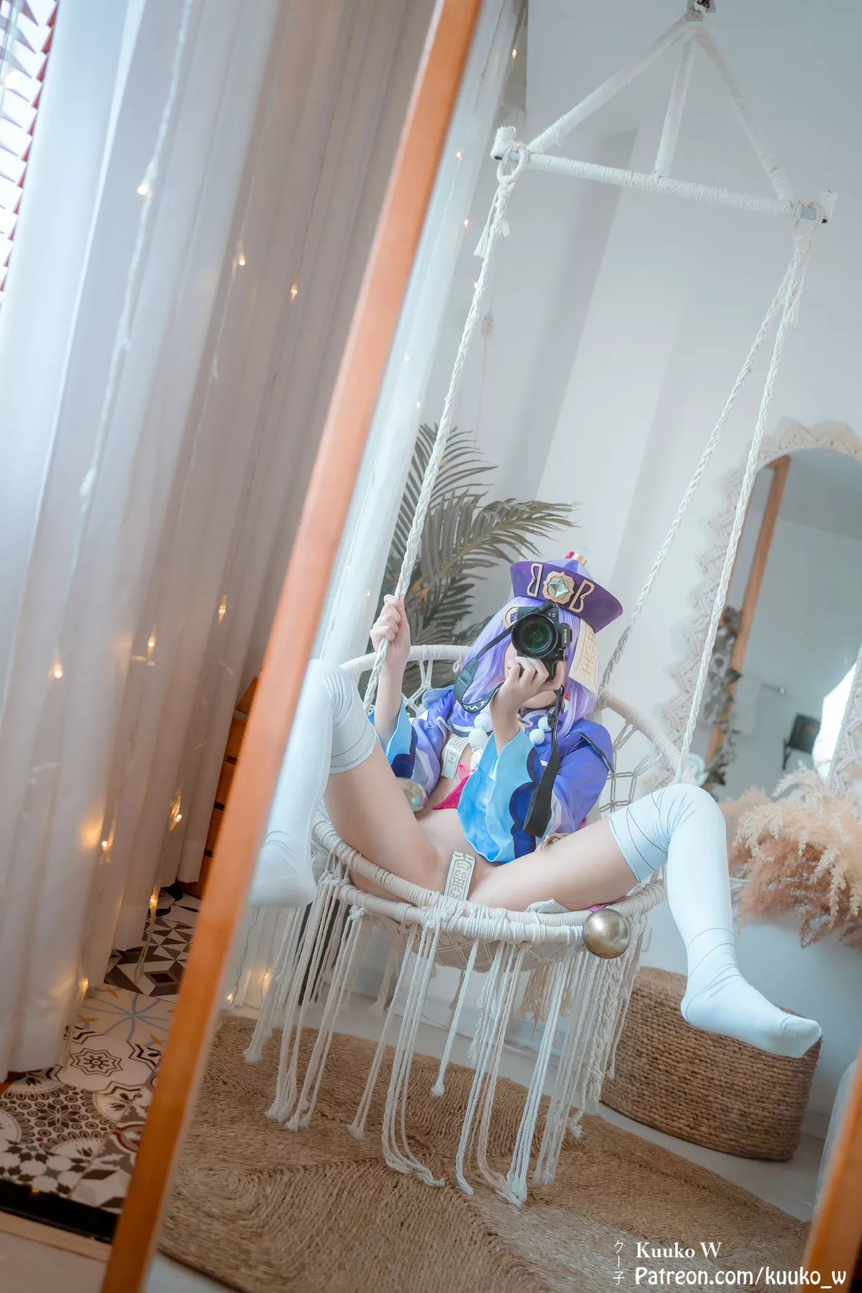 佳人 福报 Cosplay 七七 Impact Genshin 子】 【KuukoW Qiqi