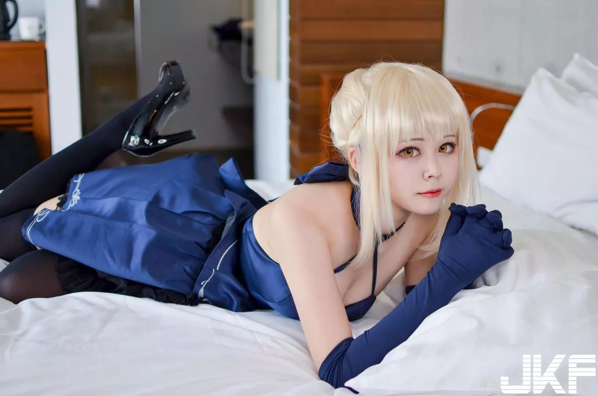 Cosplay Alter 美人 福报 Saber 【Arty亚��】