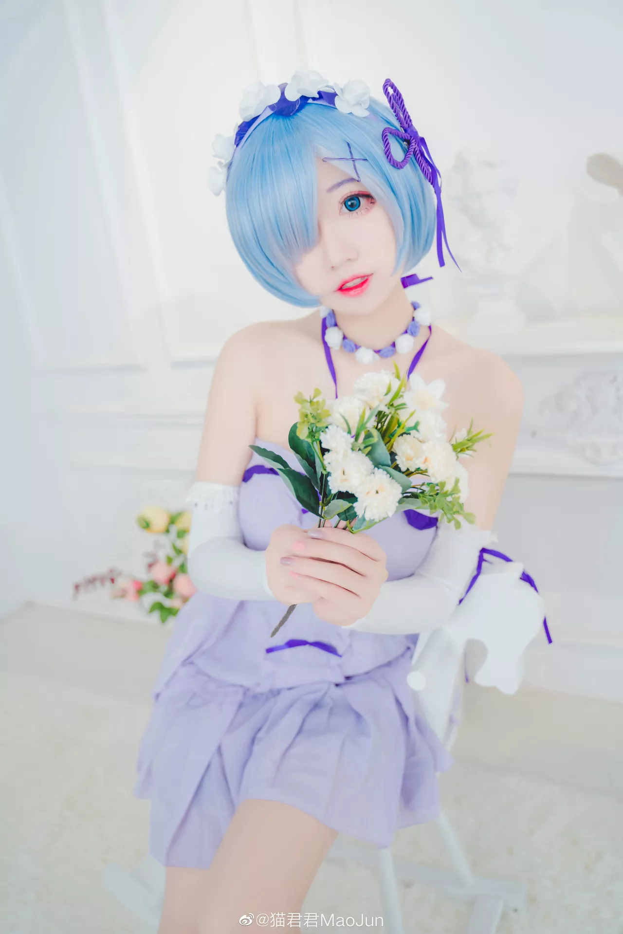 【猫 Reから始める异世界生活 ) ( Cosplay 福利 蕾姆 美女 Rem 君君】