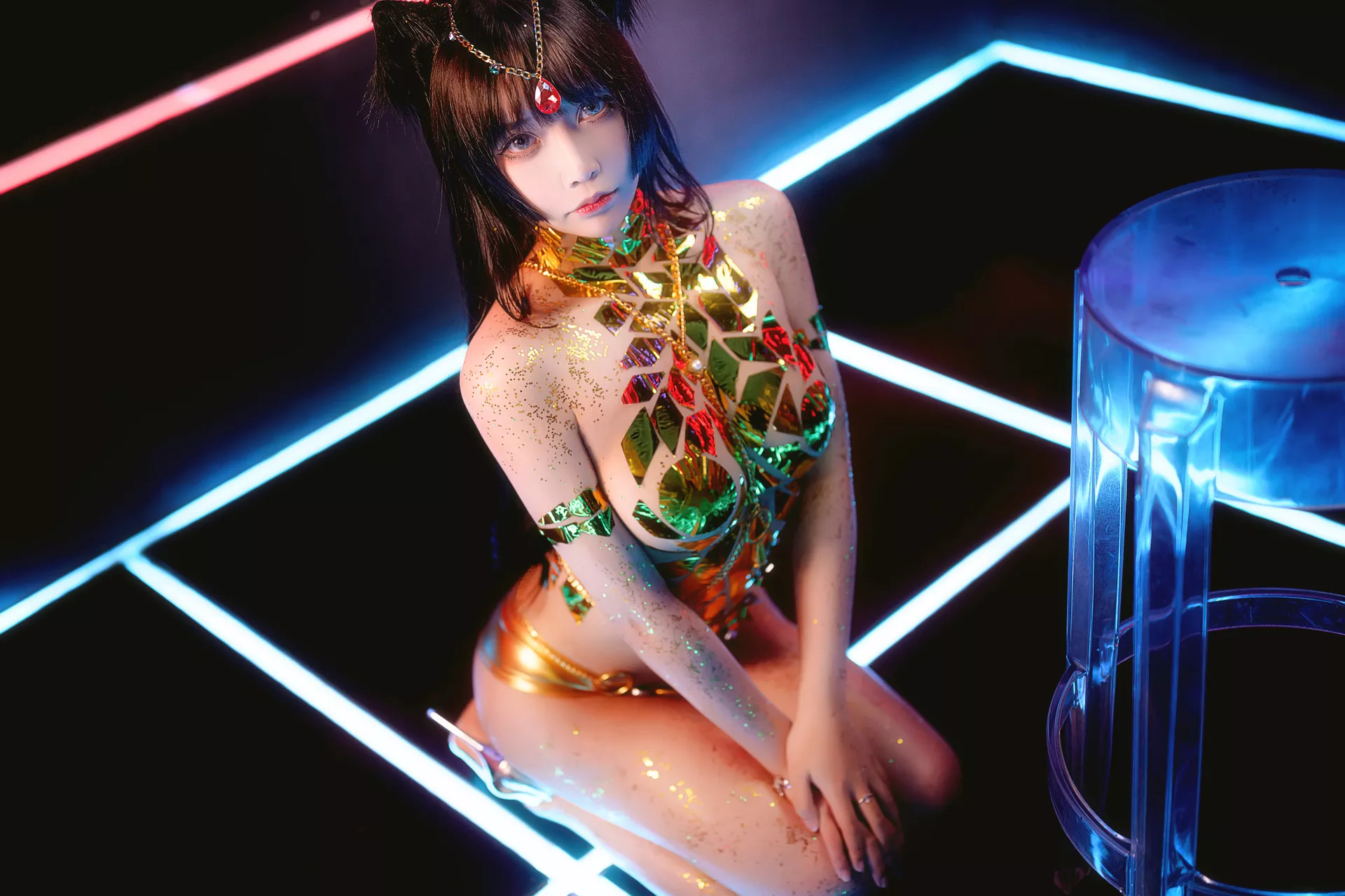 金色传说 美女 Pasties 福利 Cosplay Vol.28 【抱走莫子】