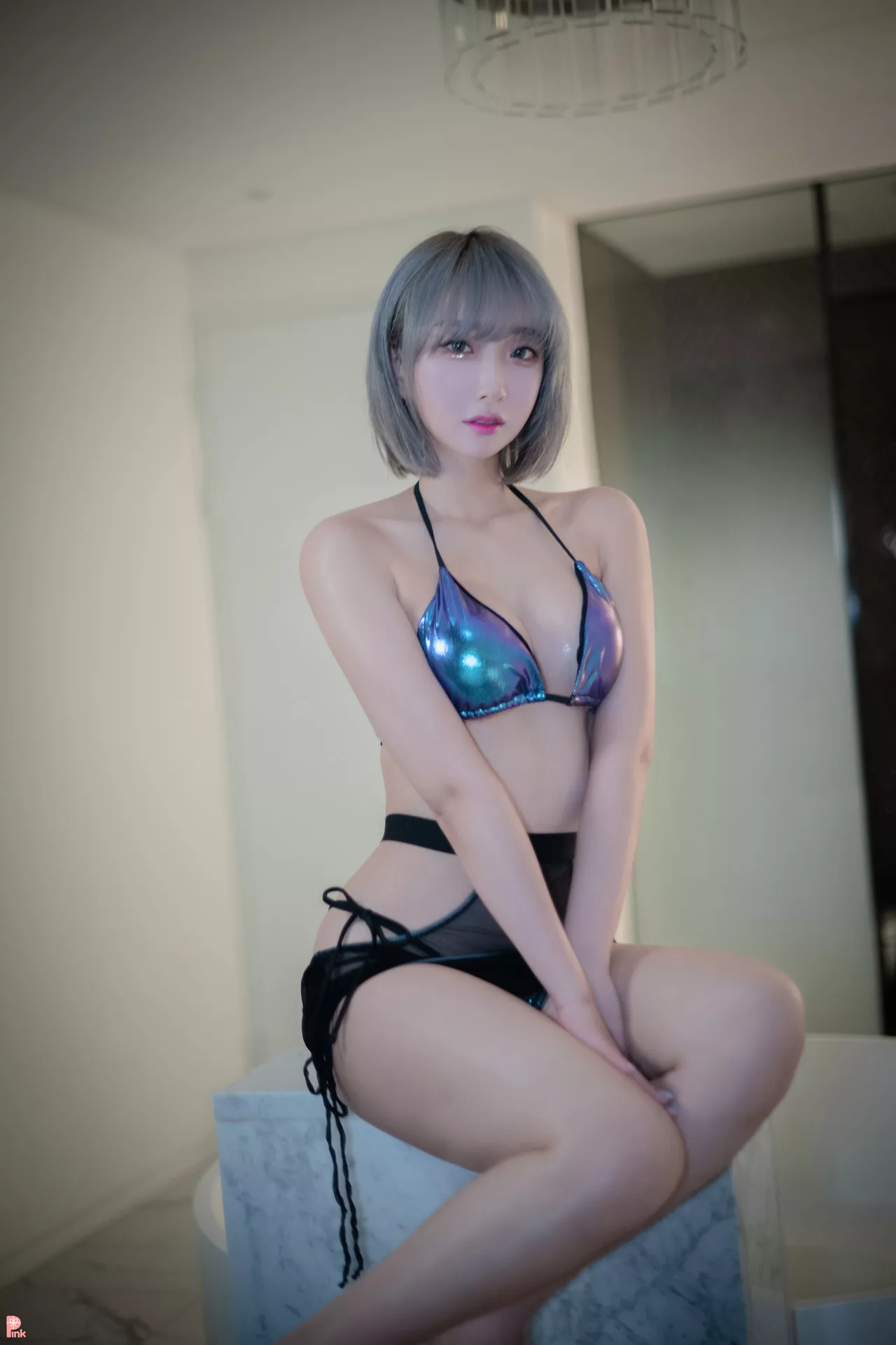 Event Blue (65P) 私摄 写真美人 RED Dayeon【PINK 韩国 粉正妹】 魅魔 Cosplay 嫩模