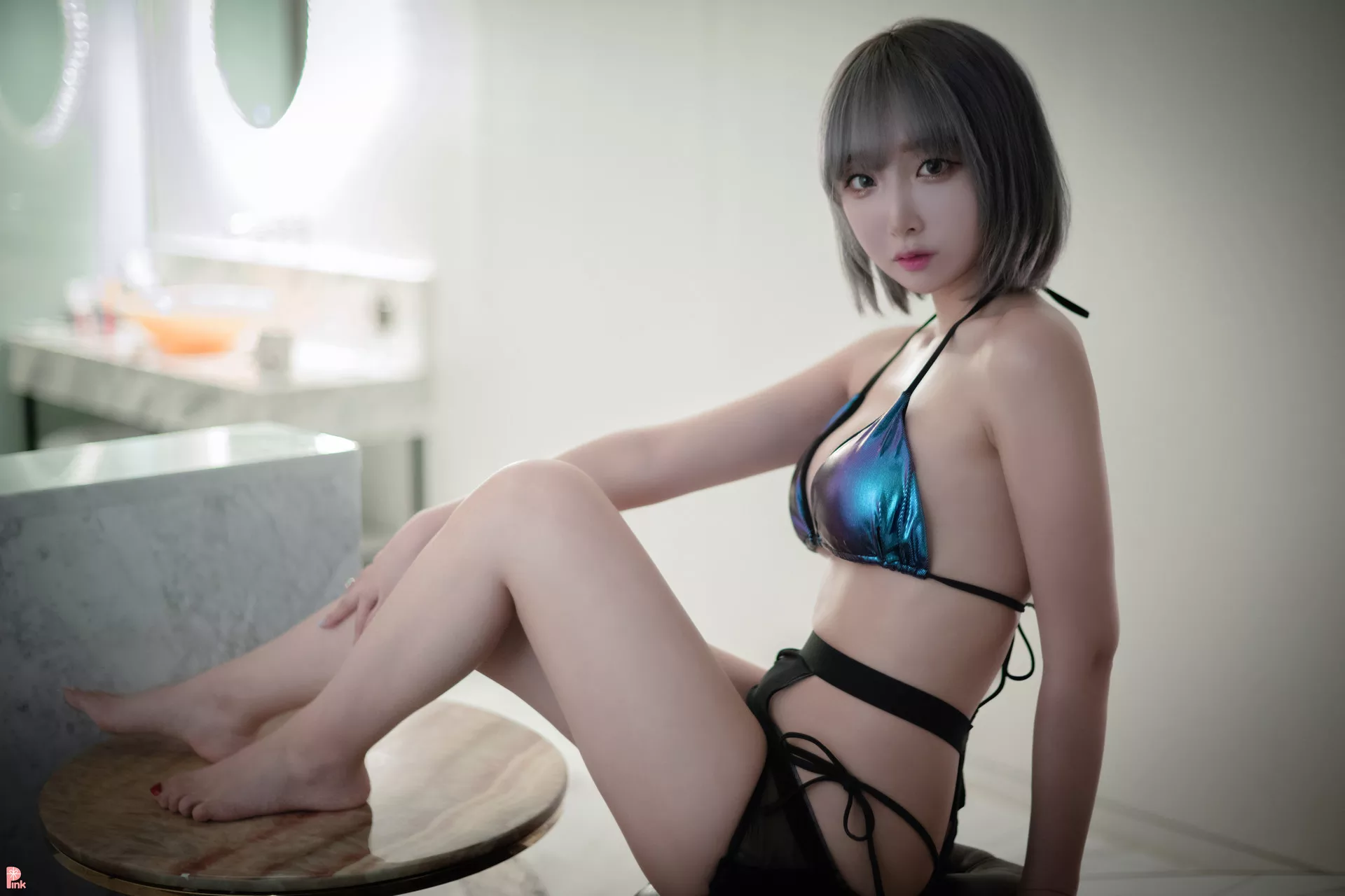 Event Blue (65P) 私摄 写真美人 RED Dayeon【PINK 韩国 粉正妹】 魅魔 Cosplay 嫩模
