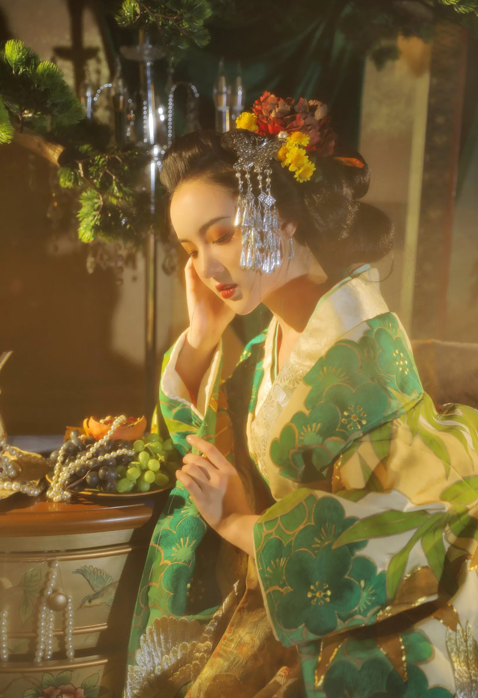 【YITUYU艺图语】2022.10.07 富贵妩媚 天晴后的樱花花【29+1P／271MB】