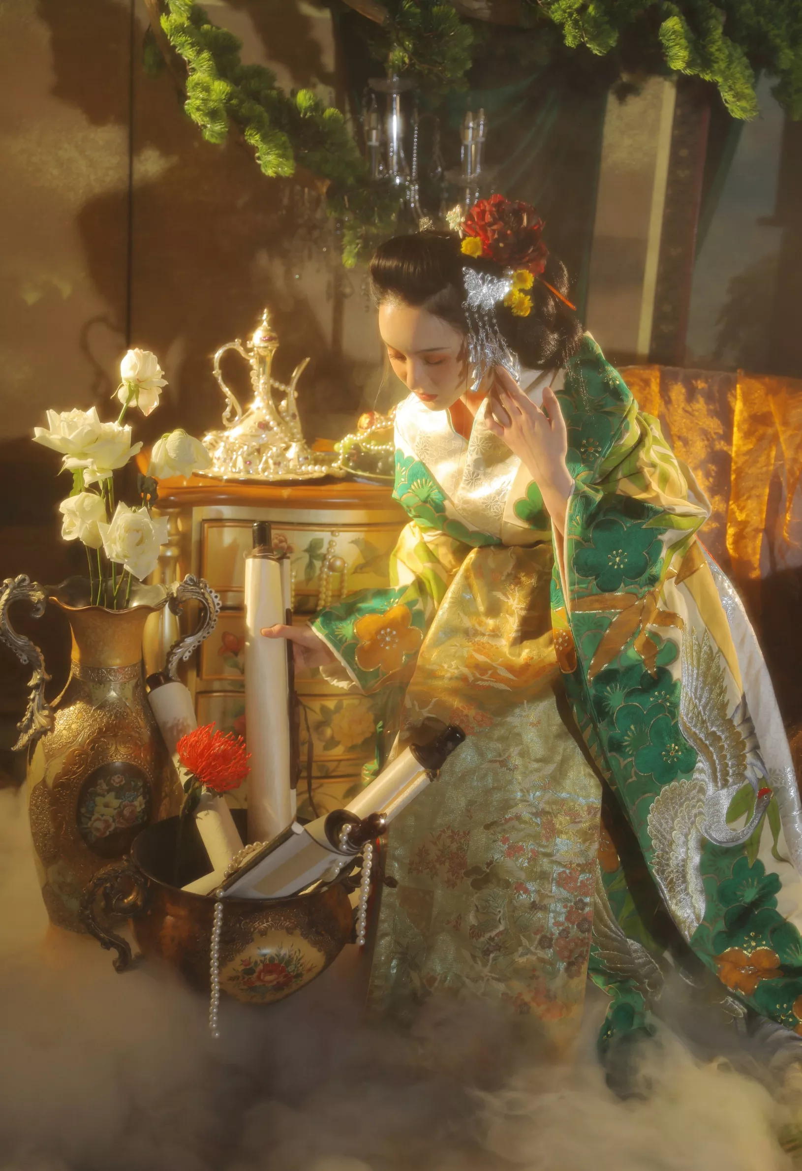 【YITUYU艺图语】2022.10.07 富贵妩媚 天晴后的樱花花【29+1P／271MB】