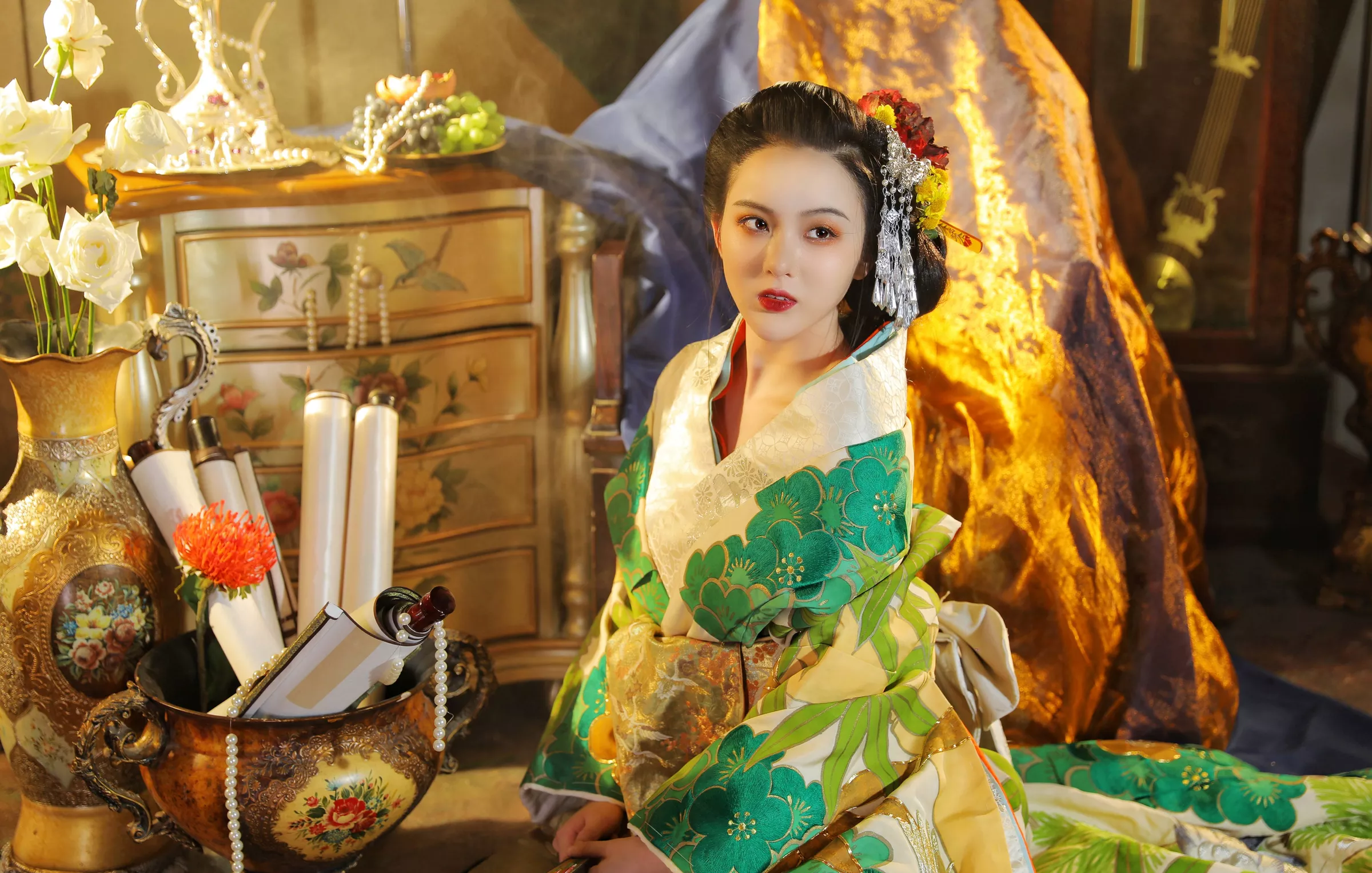 【YITUYU艺图语】2022.10.07 富贵妩媚 天晴后的樱花花【29+1P／271MB】