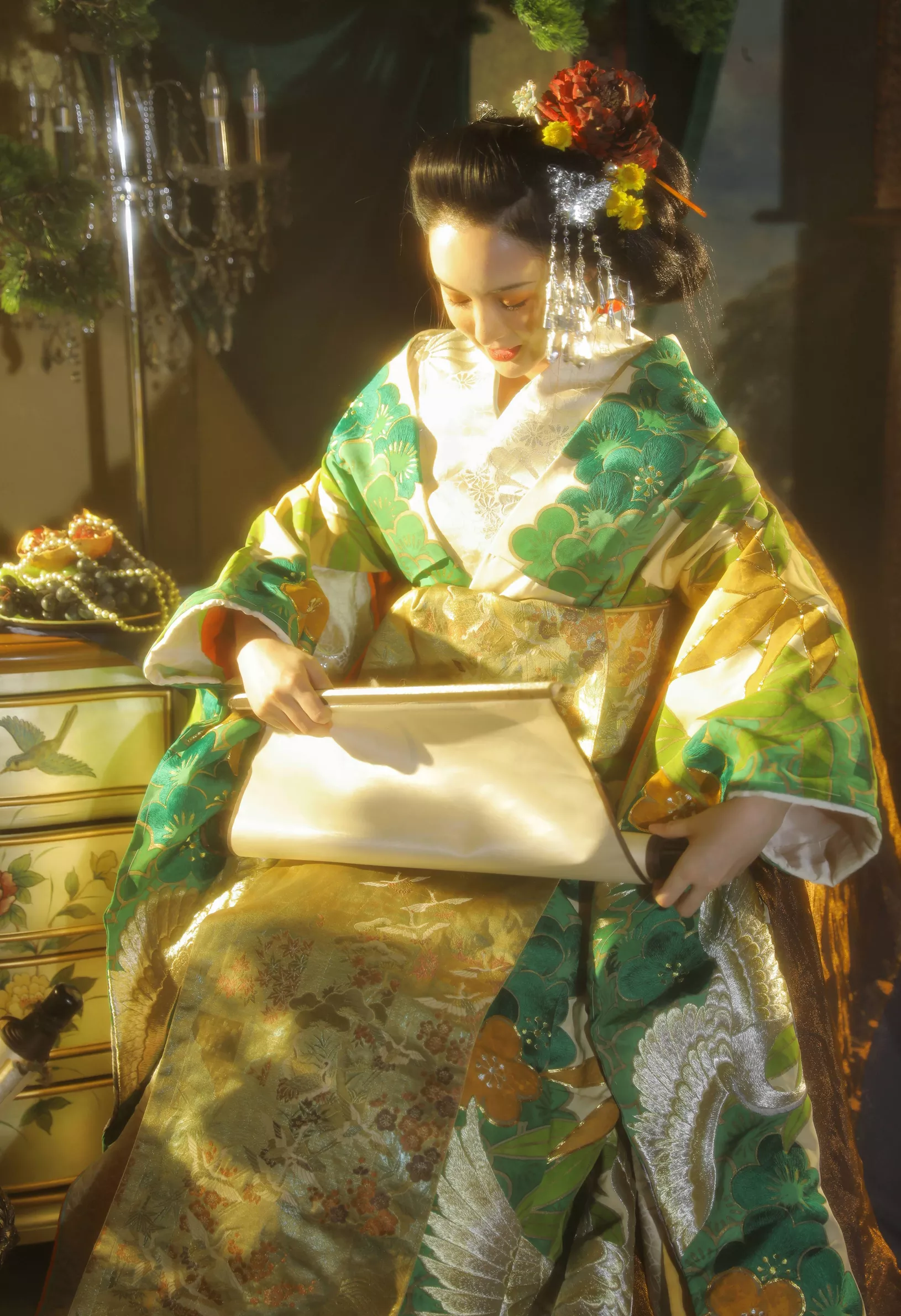 【YITUYU艺图语】2022.10.07 富贵妩媚 天晴后的樱花花【29+1P／271MB】