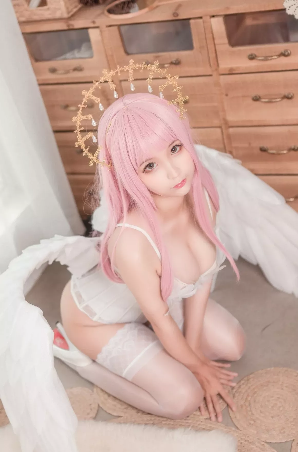 沫沫真爱版天使本-光天使 cosplay 蠢沫沫Chunmomo 尤物cosplay