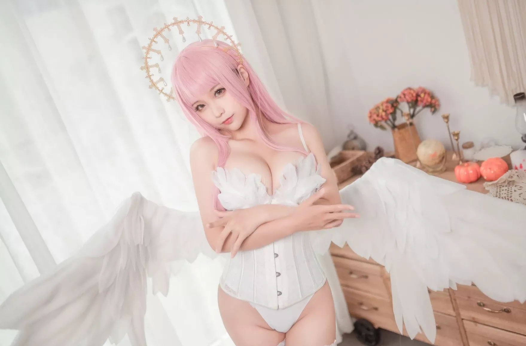 沫沫真爱版天使本-光天使 cosplay 蠢沫沫Chunmomo 尤物cosplay